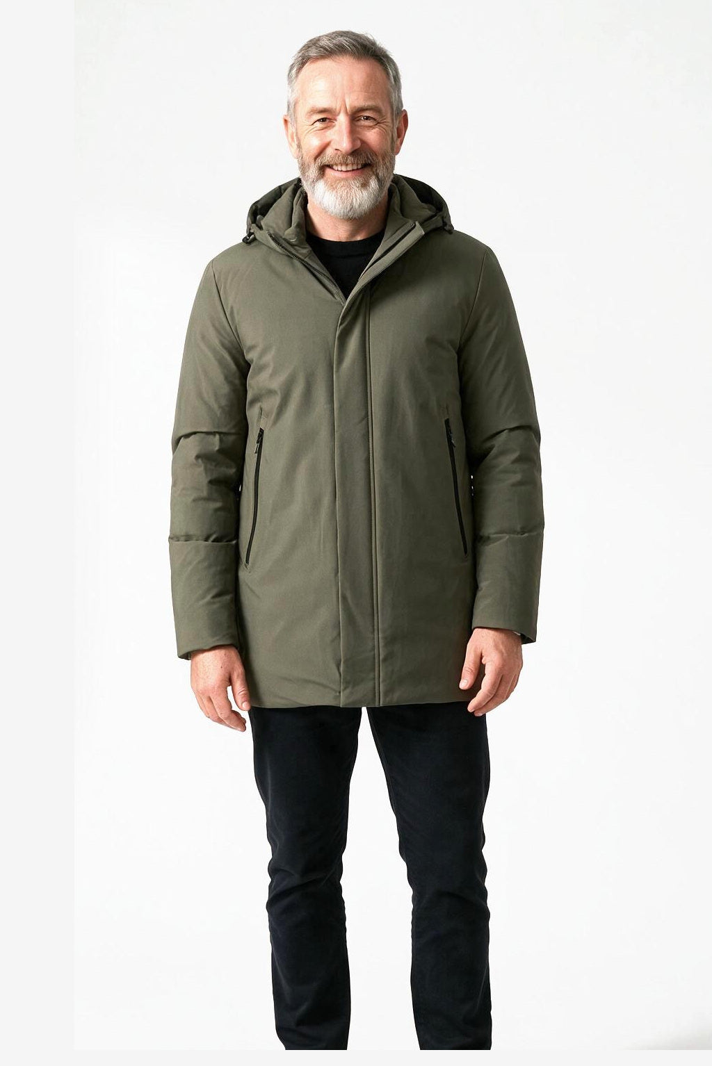 SOLTERI Aldridge - Water-Repellent Hooded Parka - Green
