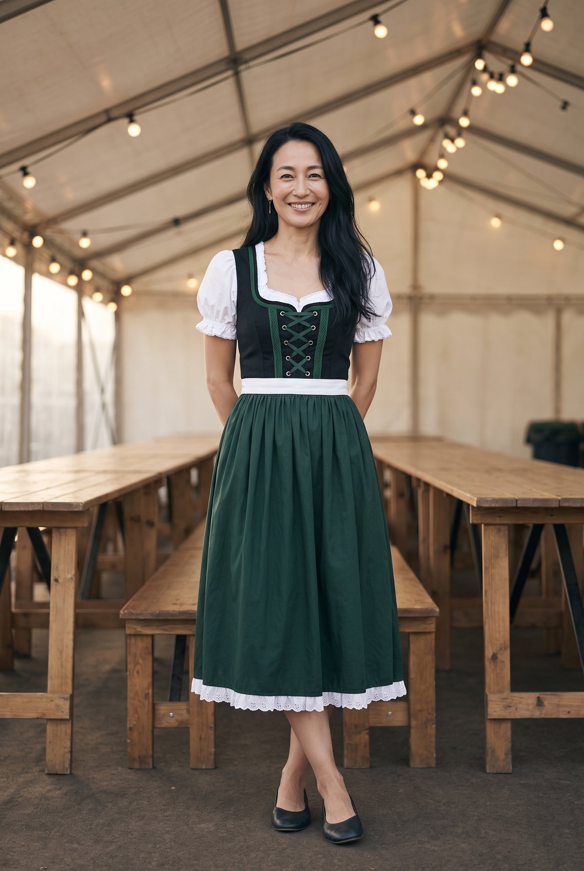 SOLTERI Amalia - Traditional German Dirndl Dress