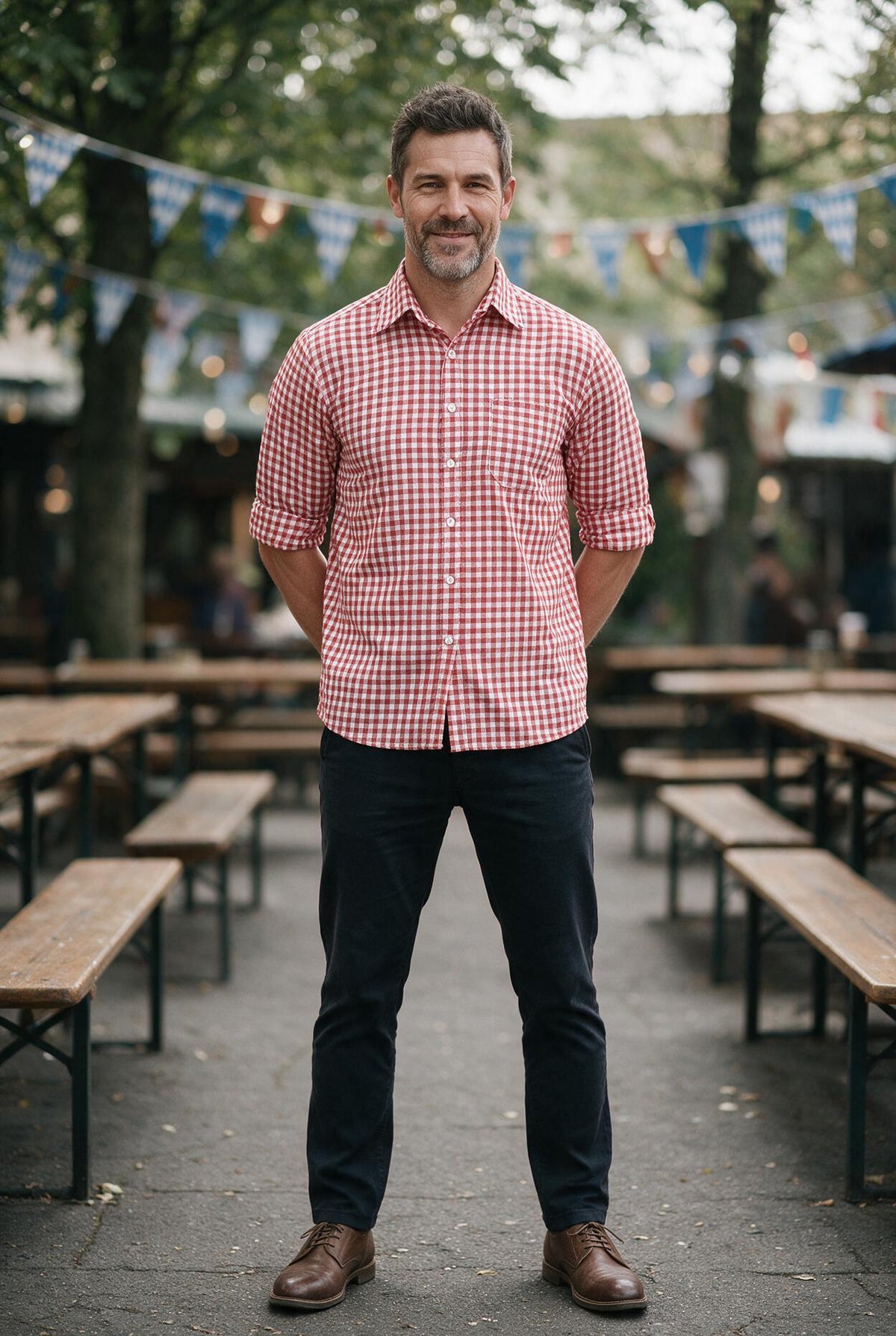 SOLTERI Anton - Bavarian Gingham Check Shirt