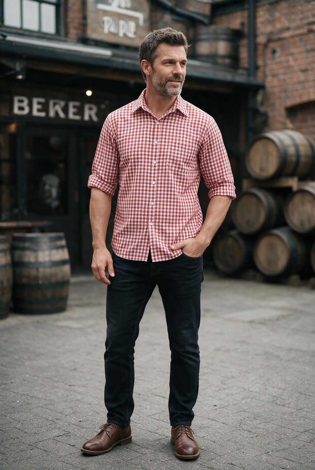 SOLTERI Anton - Bavarian Gingham Check Shirt