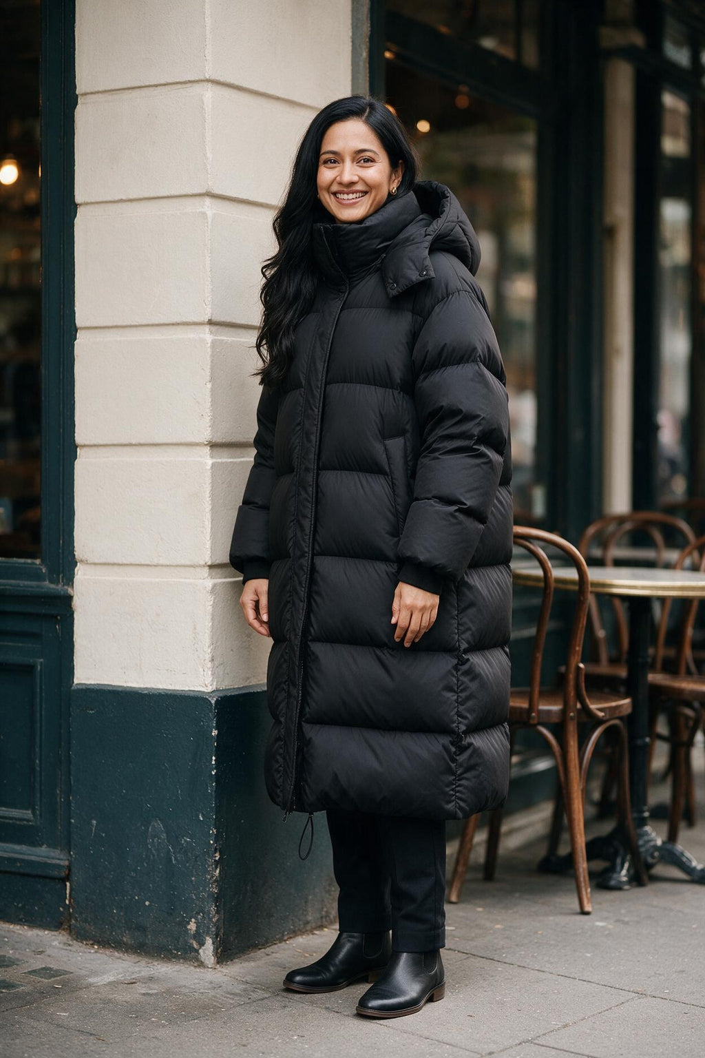 SOLTERI Ariane - Oversized Hooded Puffer Coat