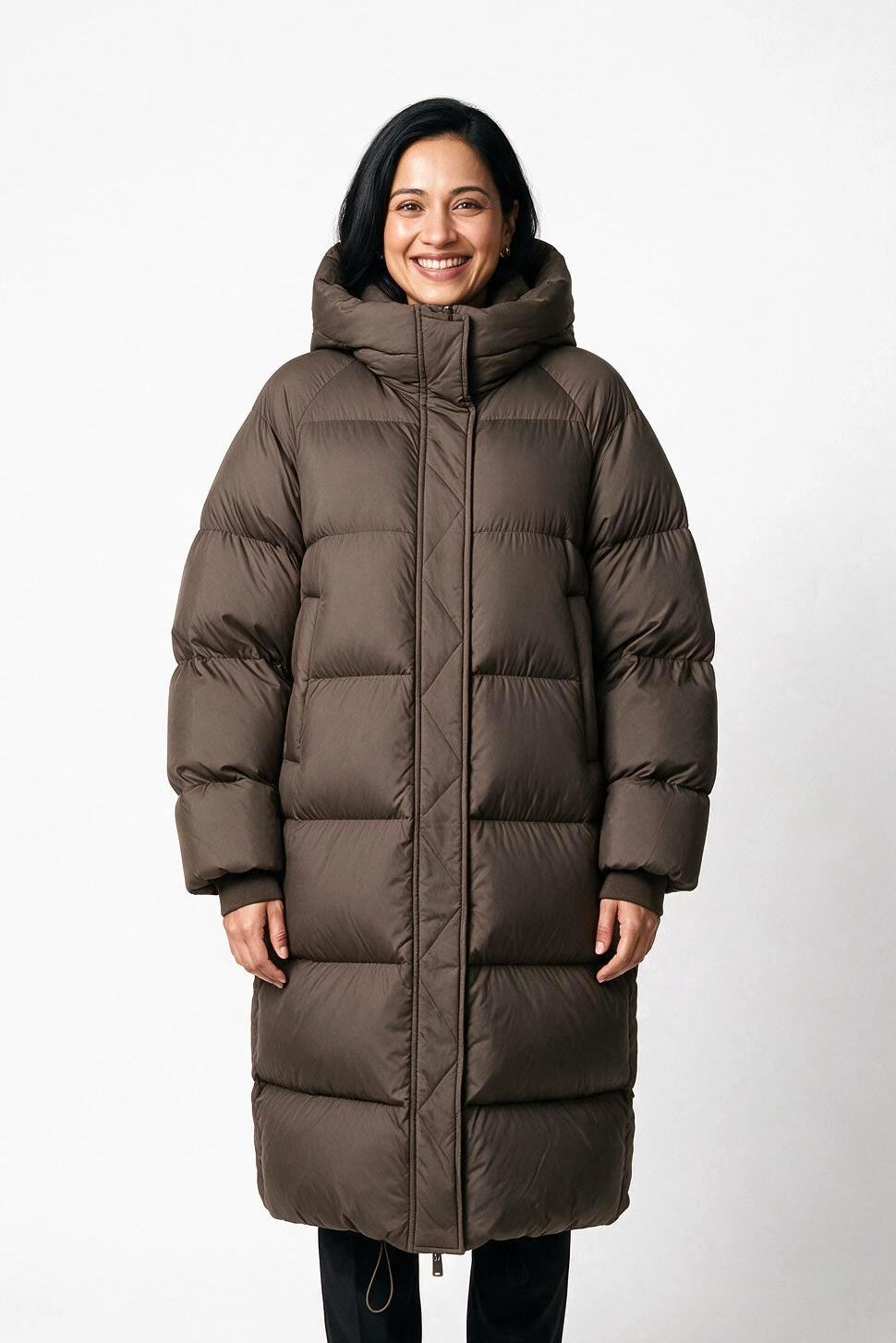 SOLTERI Ariane - Oversized Hooded Puffer Coat