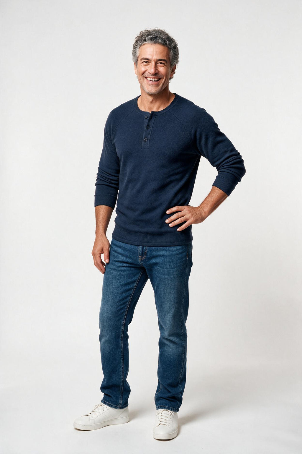 SOLTERI Henley Sweater for Men