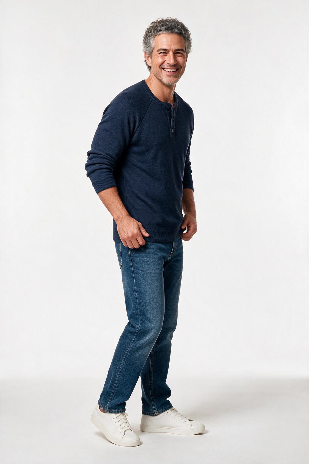 SOLTERI Henley Sweater for Men