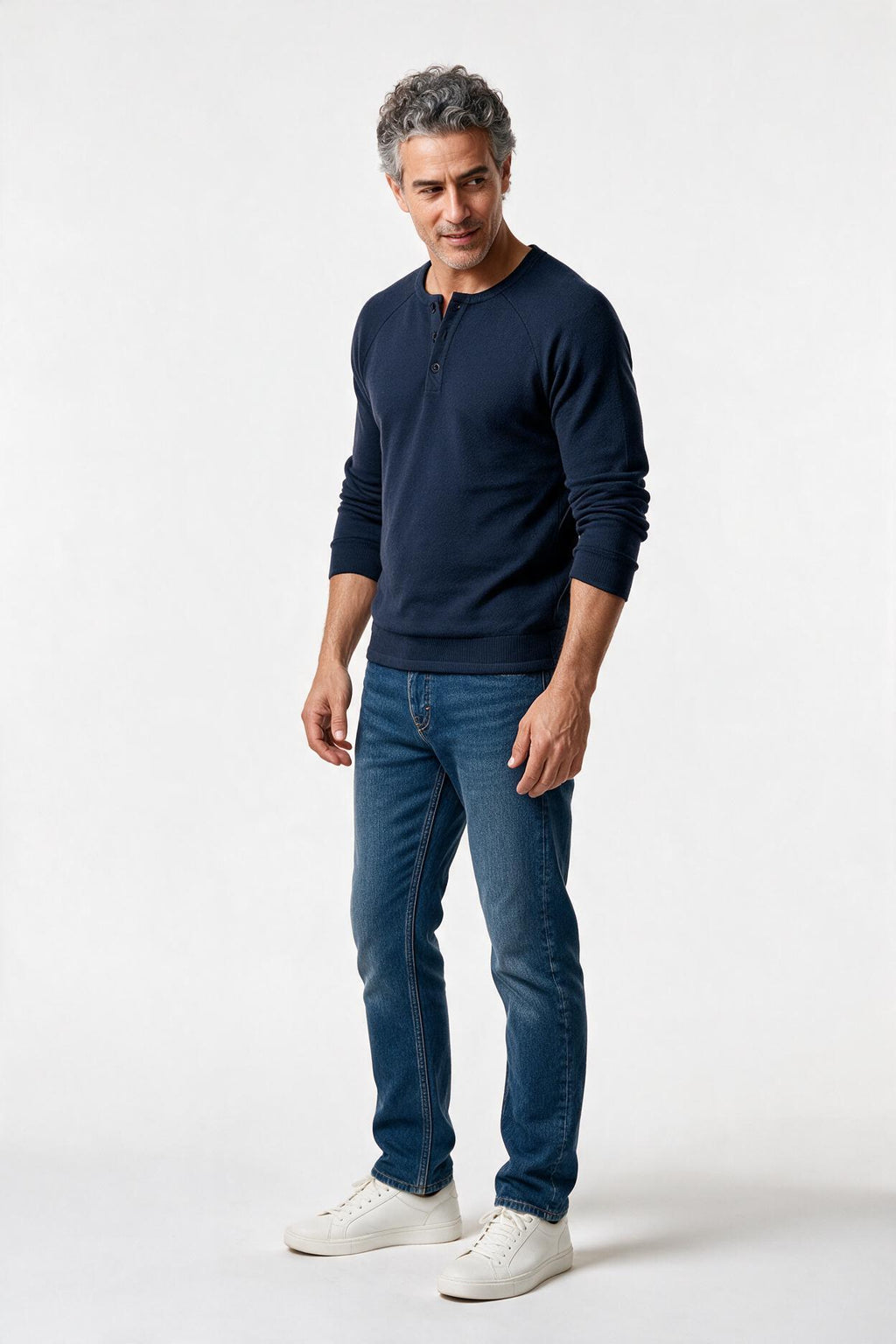 SOLTERI Henley Sweater for Men