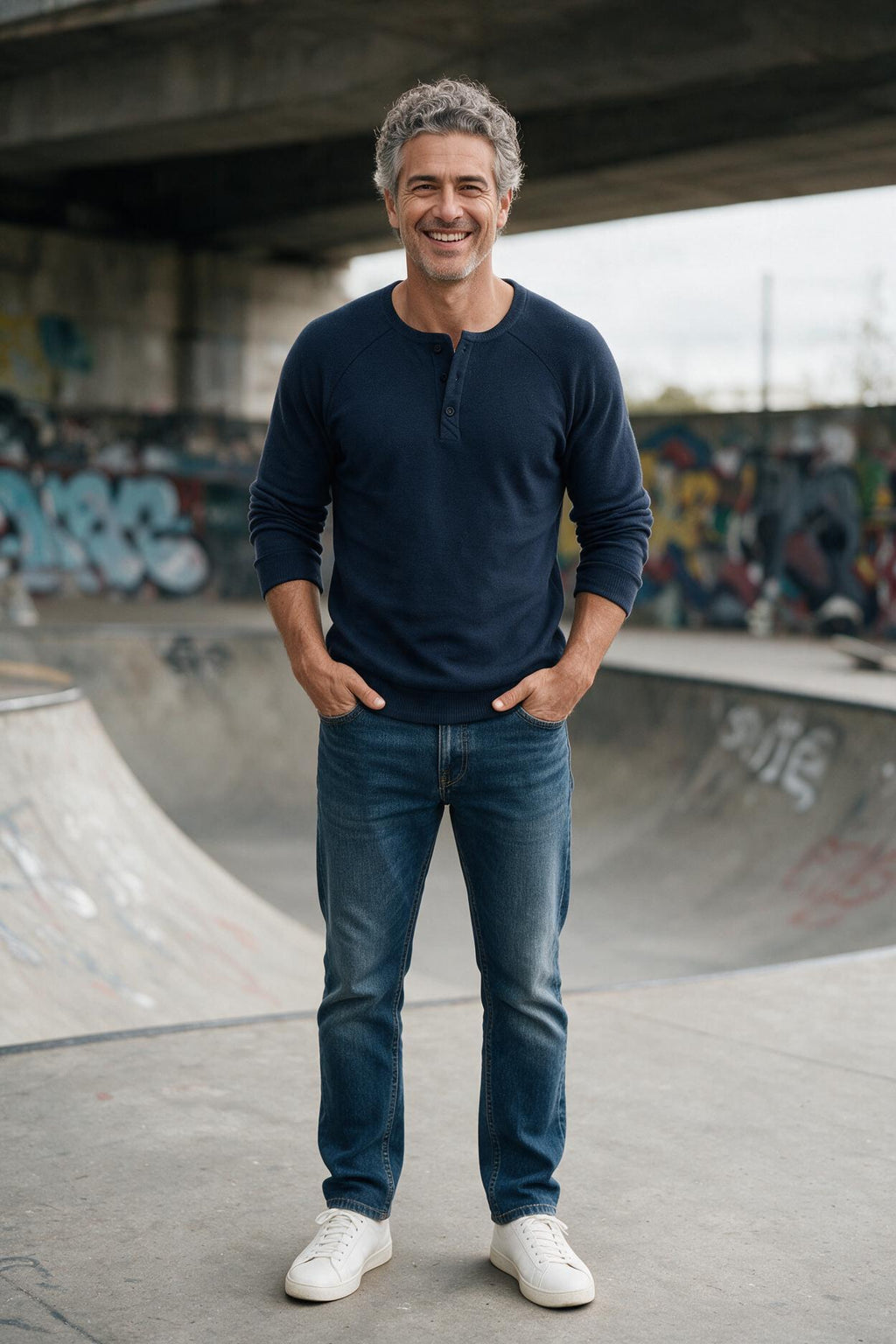 SOLTERI Henley Sweater for Men