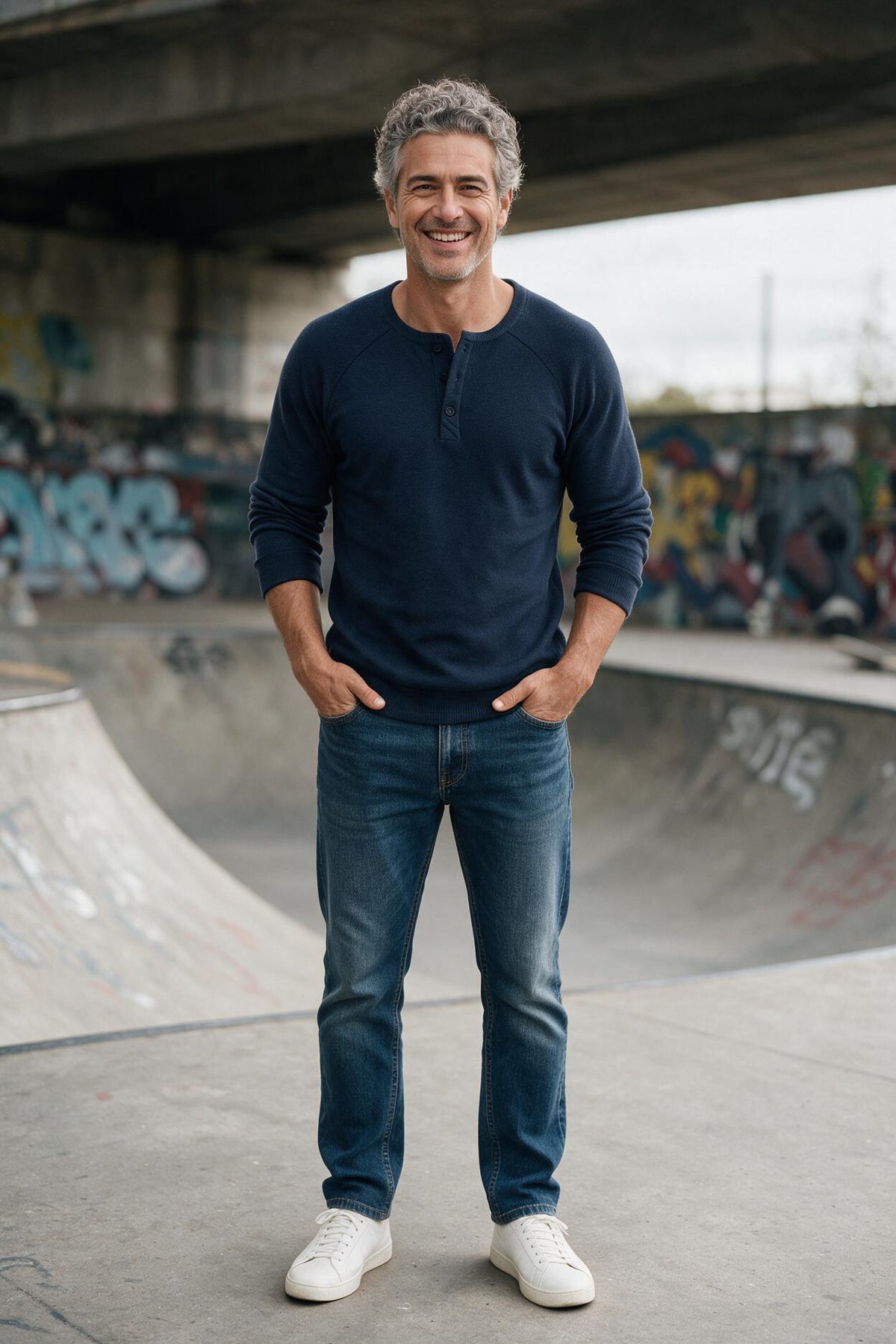 SOLTERI Henley Sweater for Men