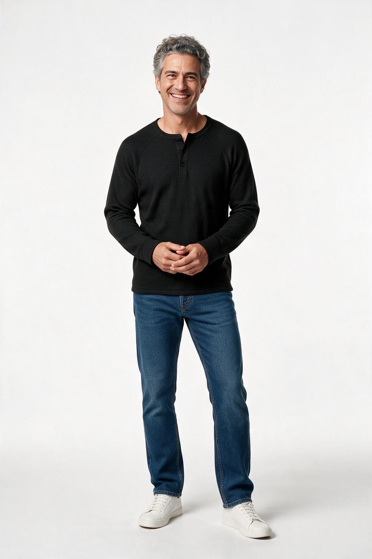 SOLTERI Henley Sweater for Men