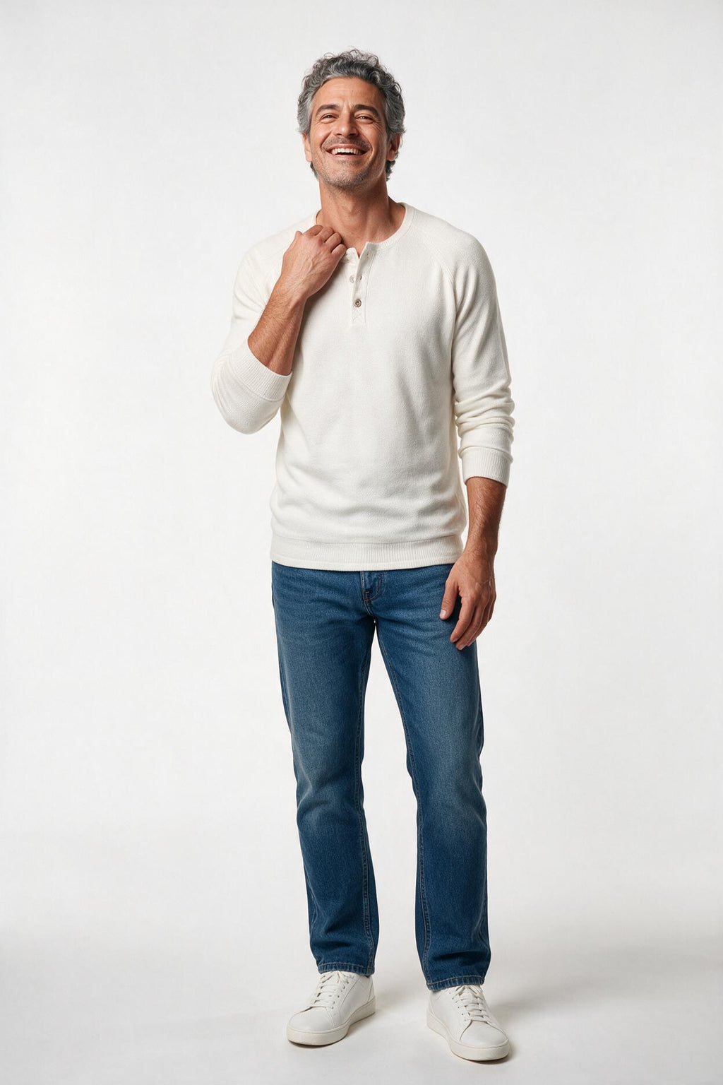 SOLTERI Henley Sweater for Men