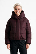 SOLTERI Brielle - Short Hooded Padded Jacket - Burgundy