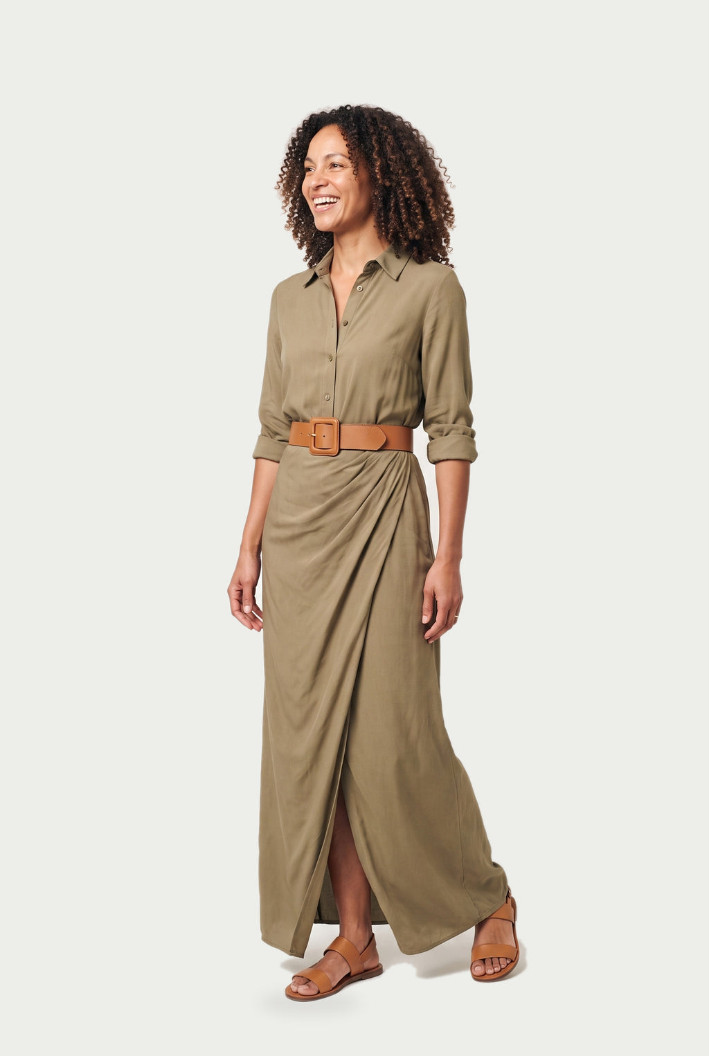 SOLTERI Charlotte - Elegant Long Sleeve Maxi Dress