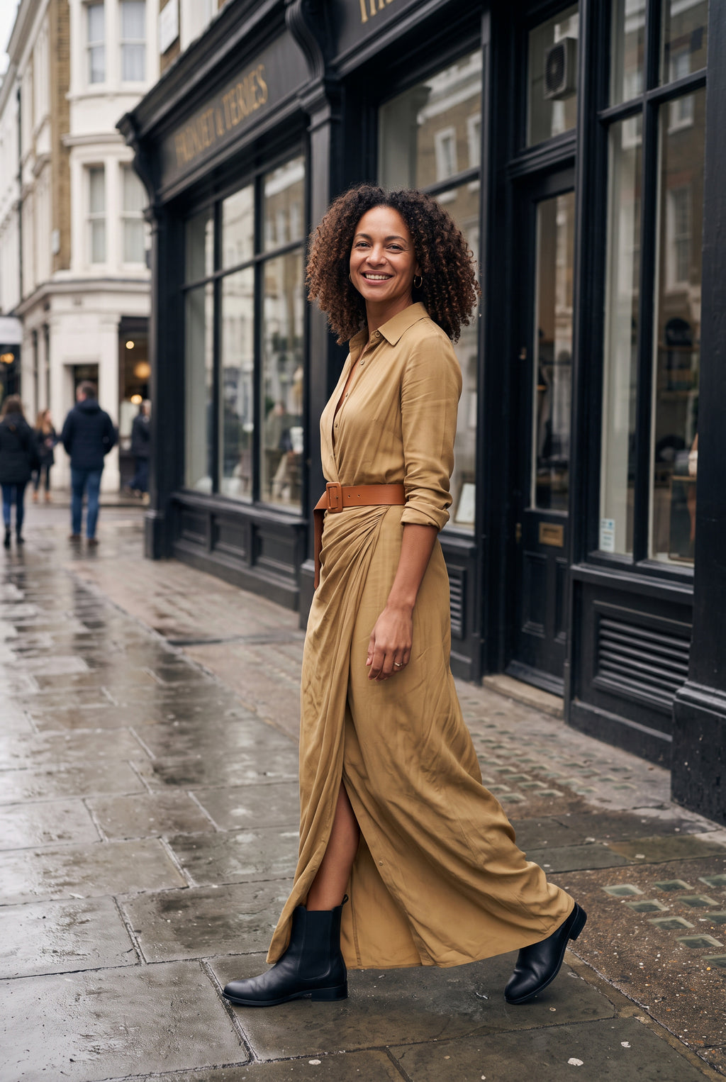 SOLTERI Charlotte - Elegant Long Sleeve Maxi Dress
