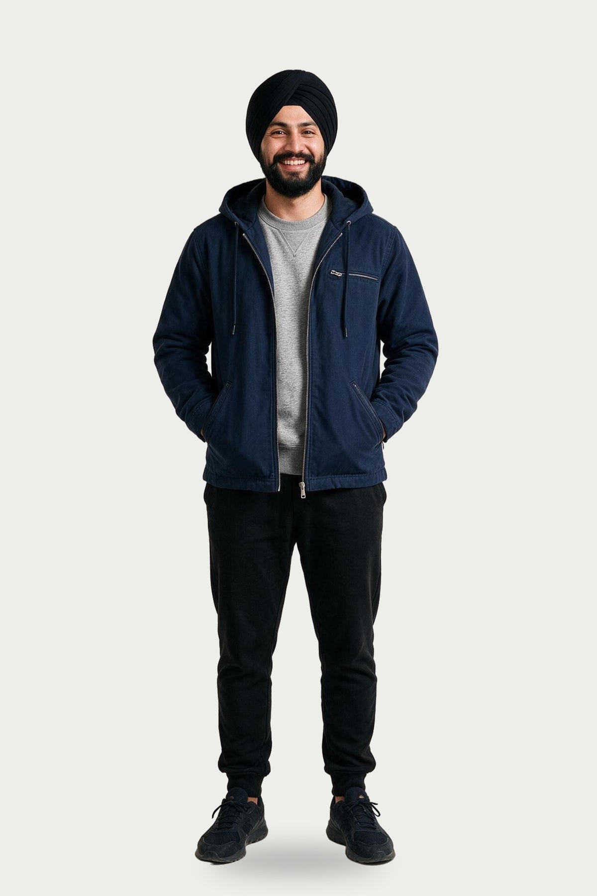 SOLTERI Arthur - Hooded Full-Zip Jacket