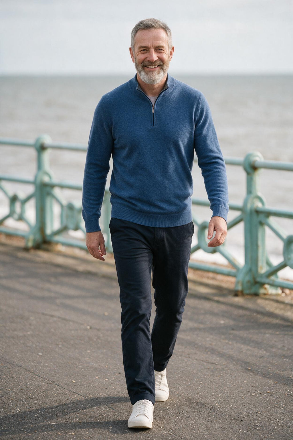 SOLTERI Joey | Men's Quarter Zip Sweater