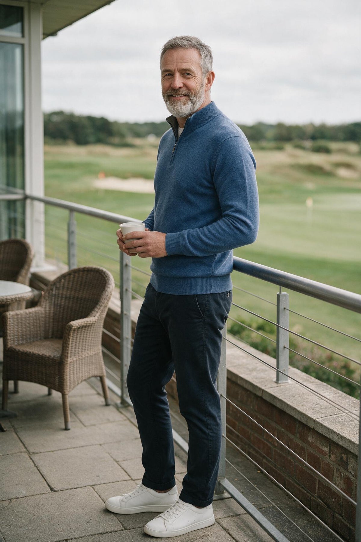SOLTERI Joey | Men's Quarter Zip Sweater