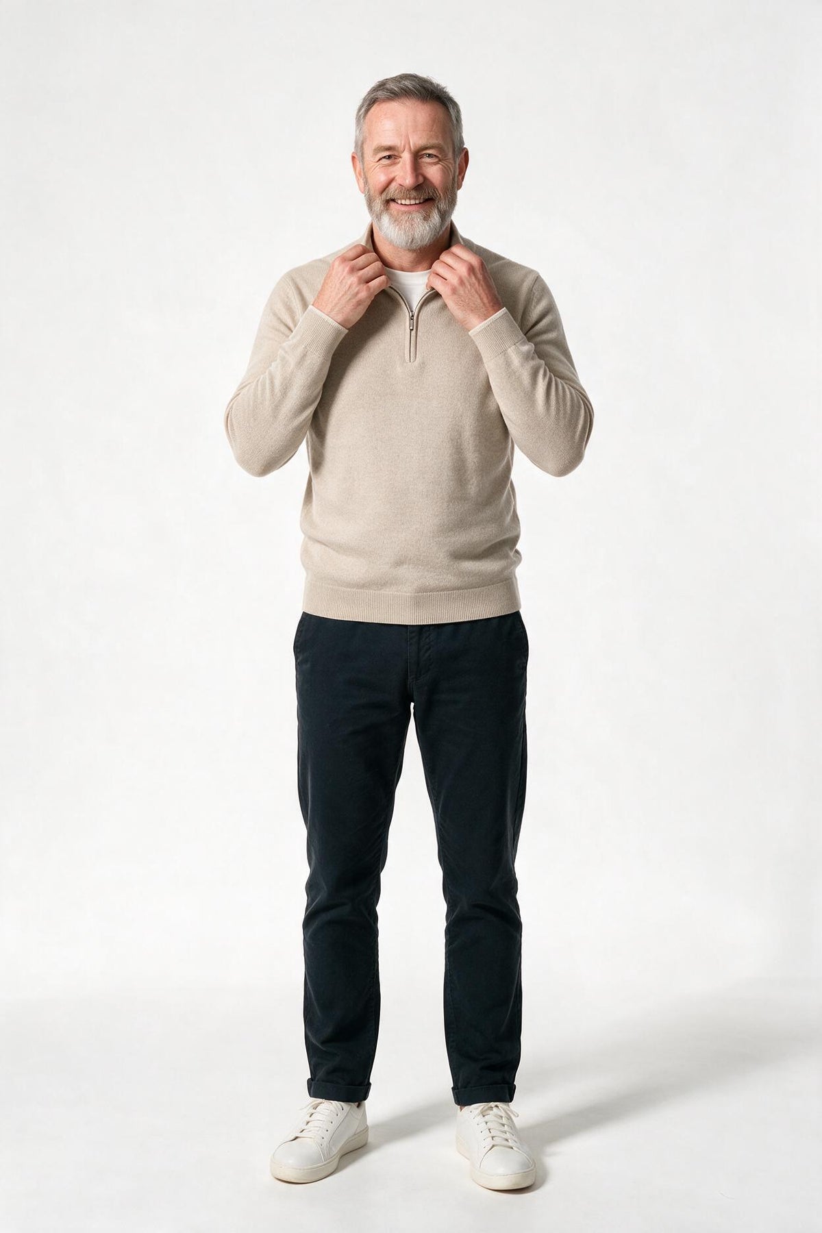SOLTERI Joey | Men's Quarter Zip Sweater