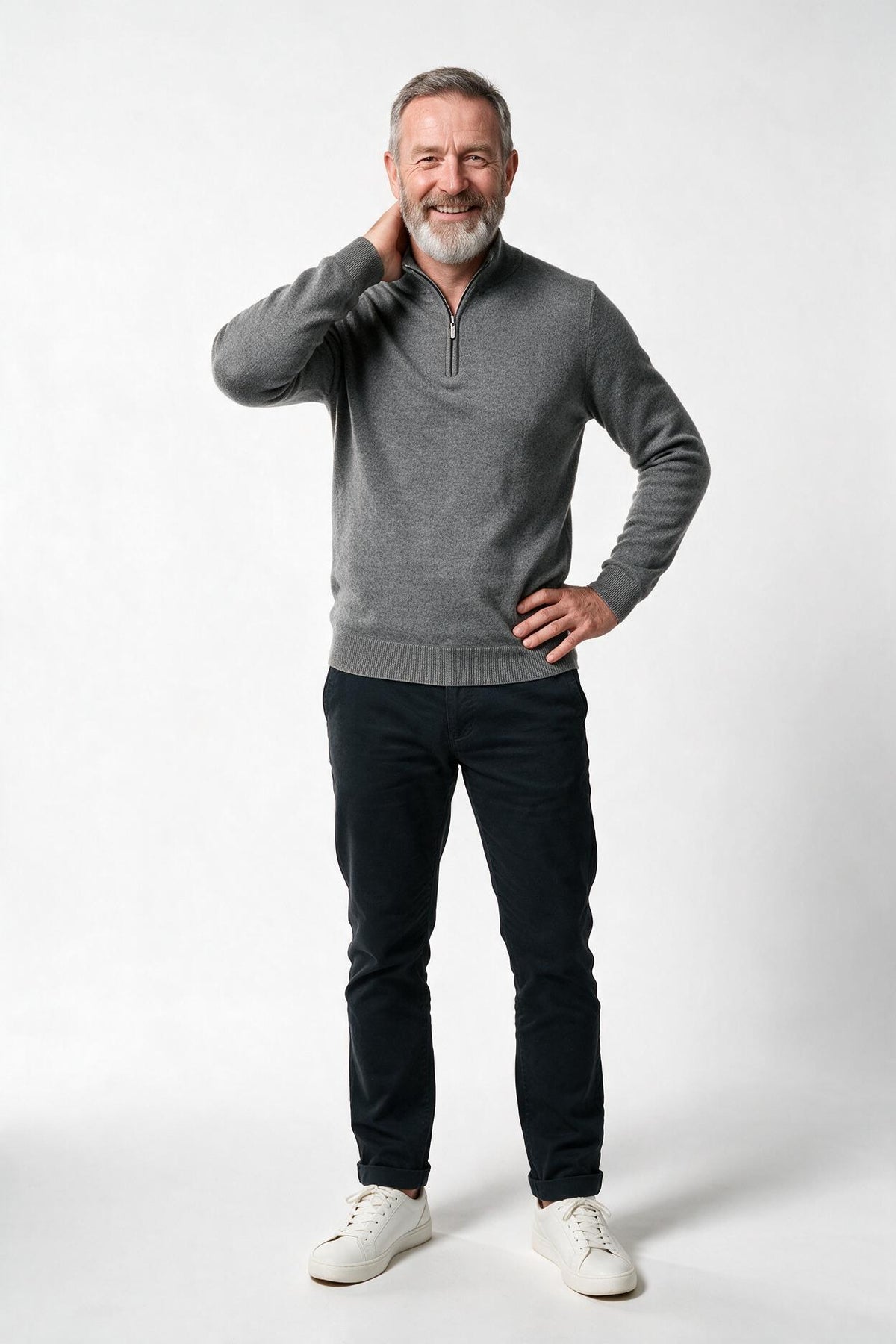 SOLTERI Joey | Men's Quarter Zip Sweater