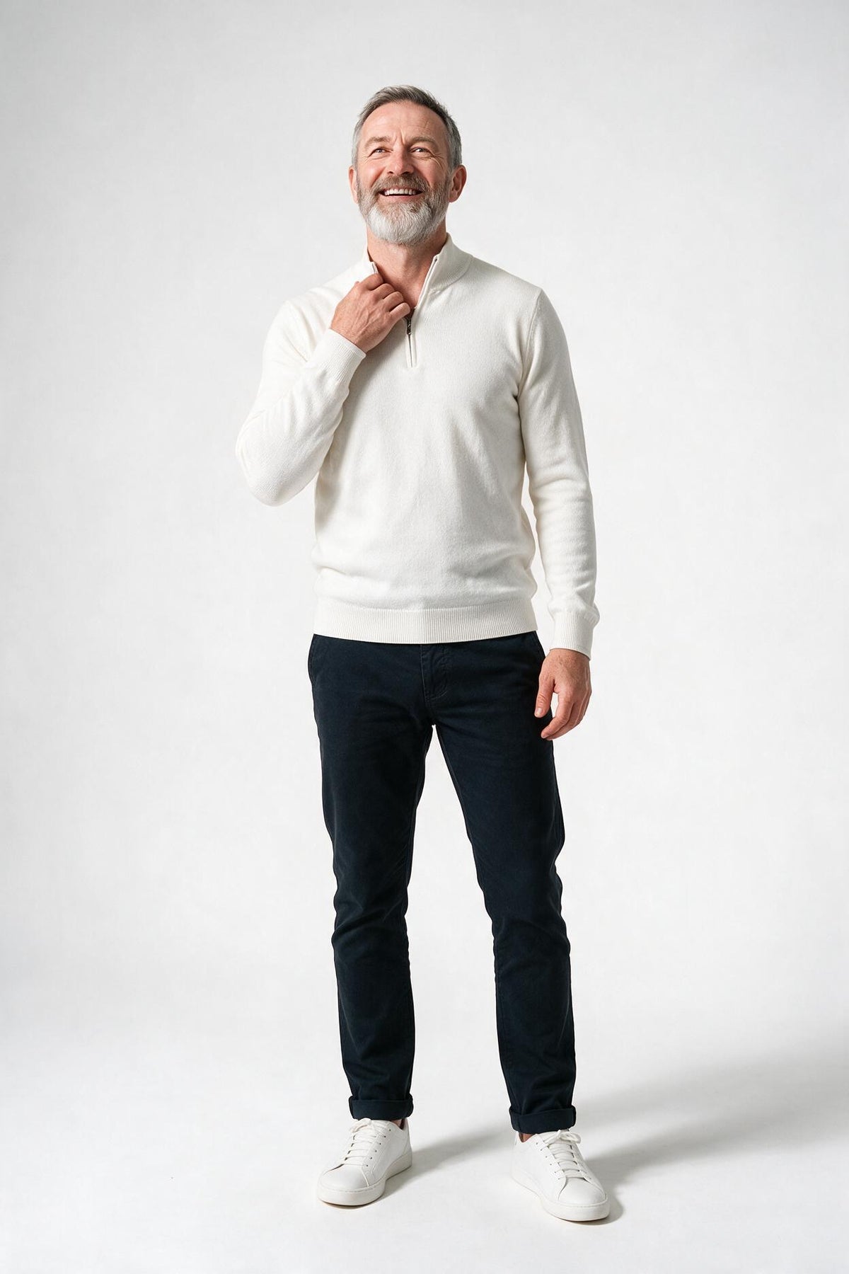 SOLTERI Joey | Men's Quarter Zip Sweater