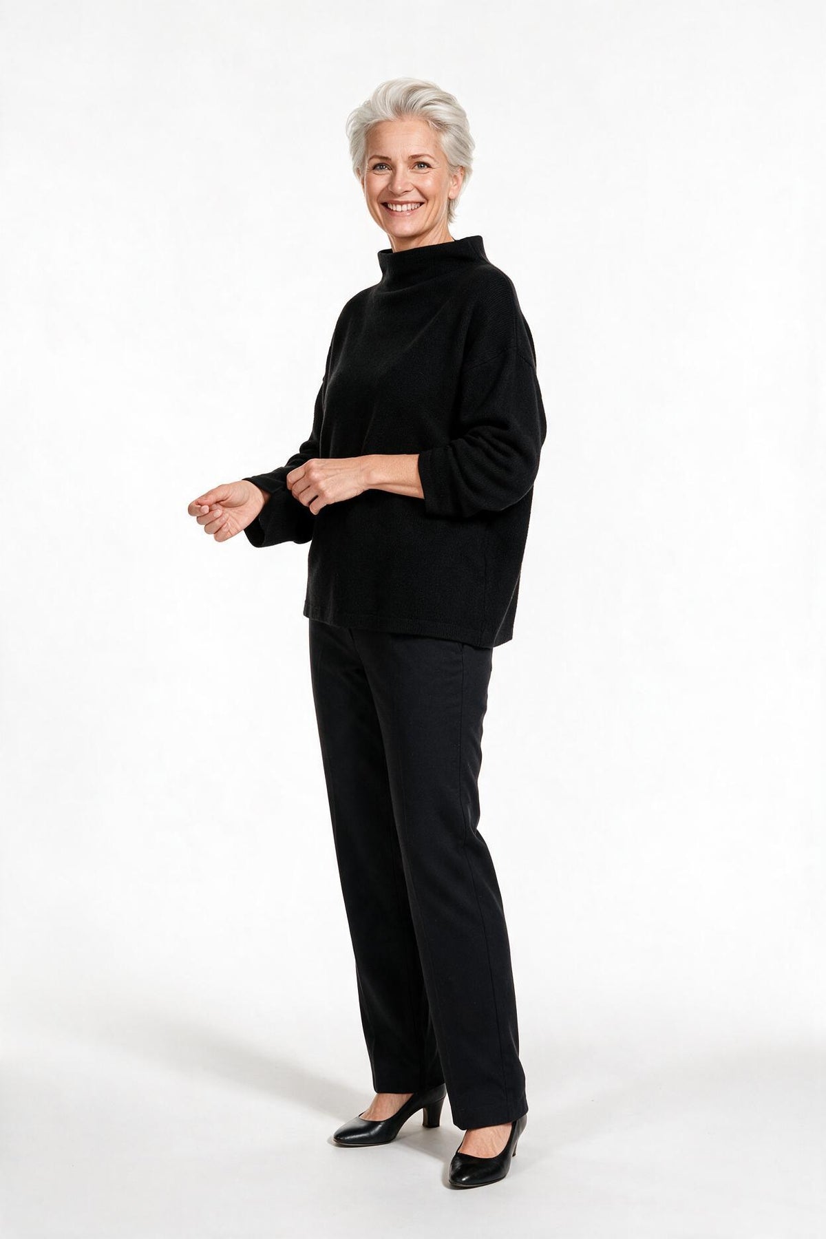 SOLTERI Evelina | High-Neck Knit Top