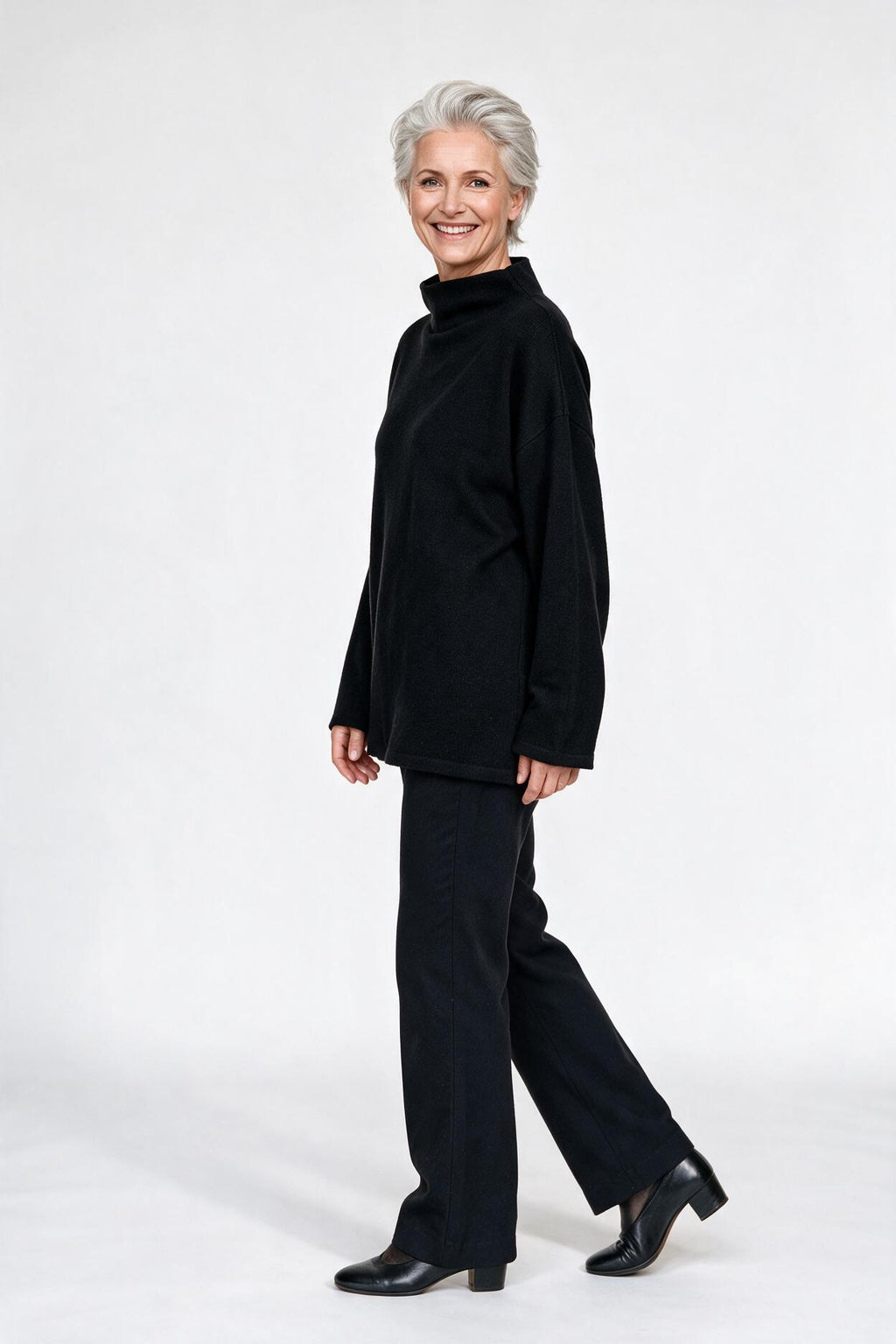 SOLTERI Evelina | High-Neck Knit Top