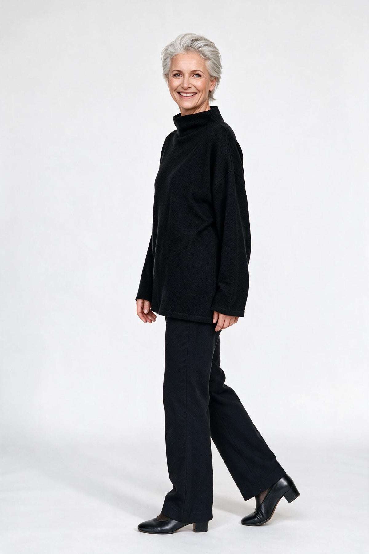 SOLTERI Evelina | High-Neck Knit Top