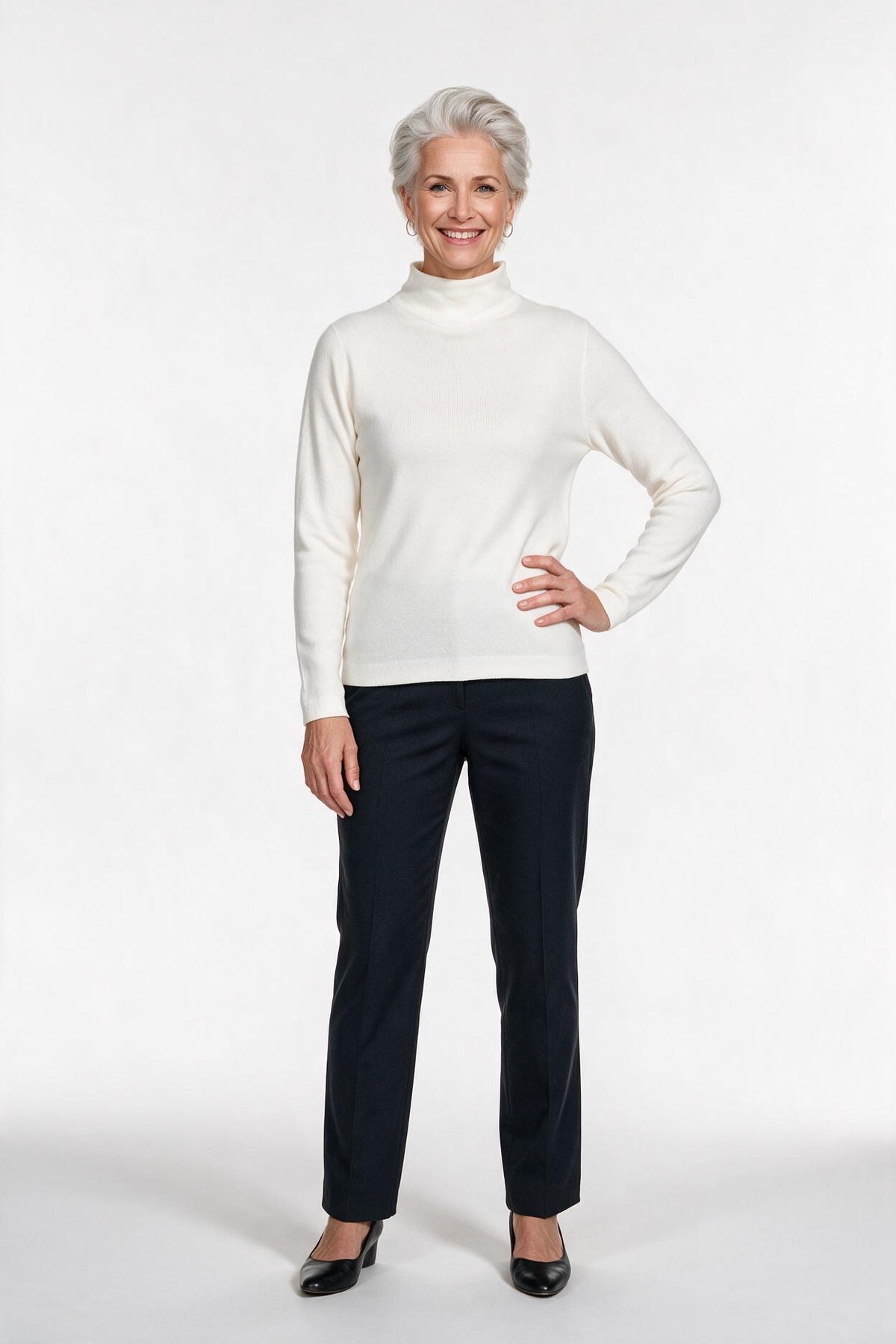 SOLTERI Evelina | High-Neck Knit Top