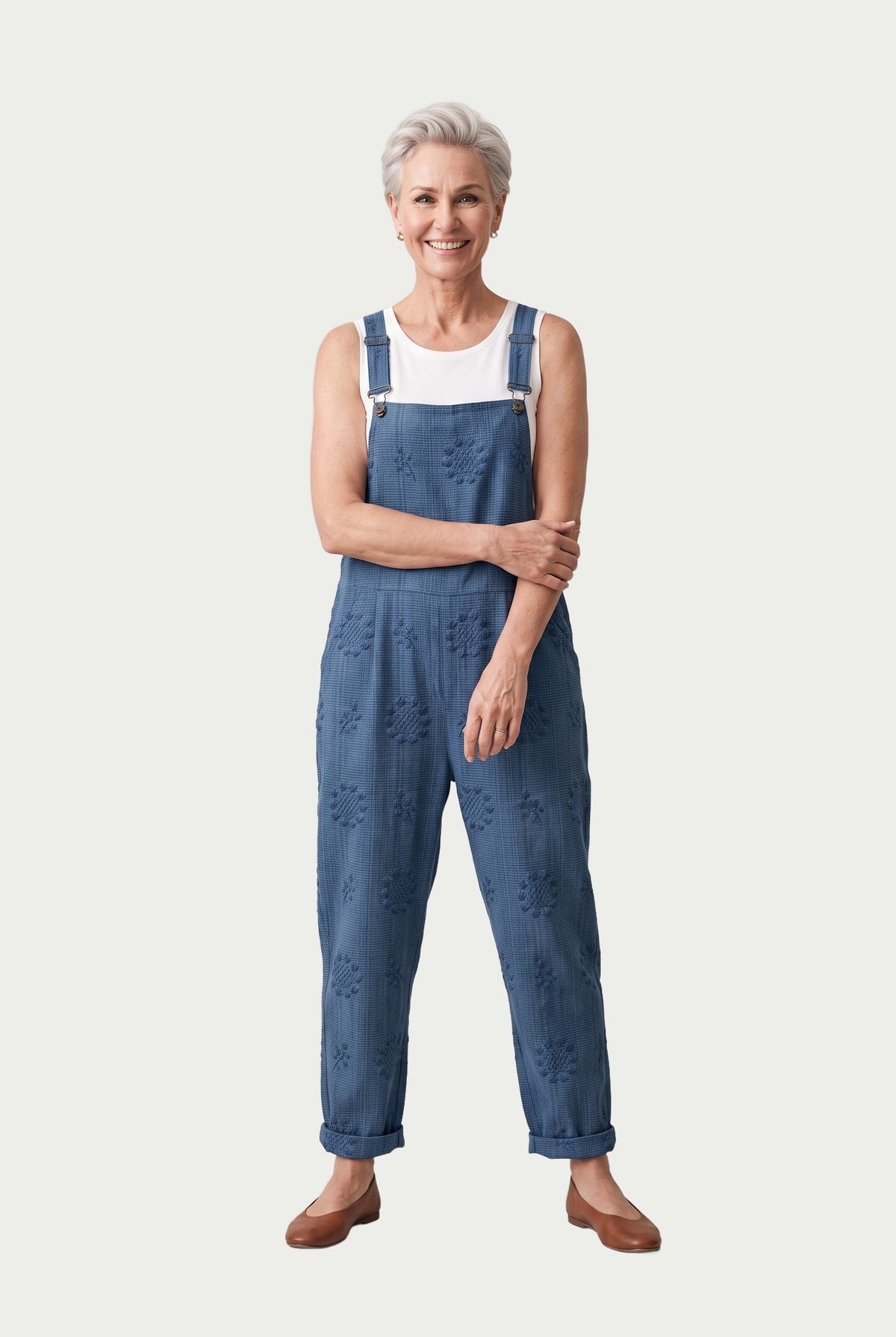 SOLTERI Alma - Textured Bib Dungarees