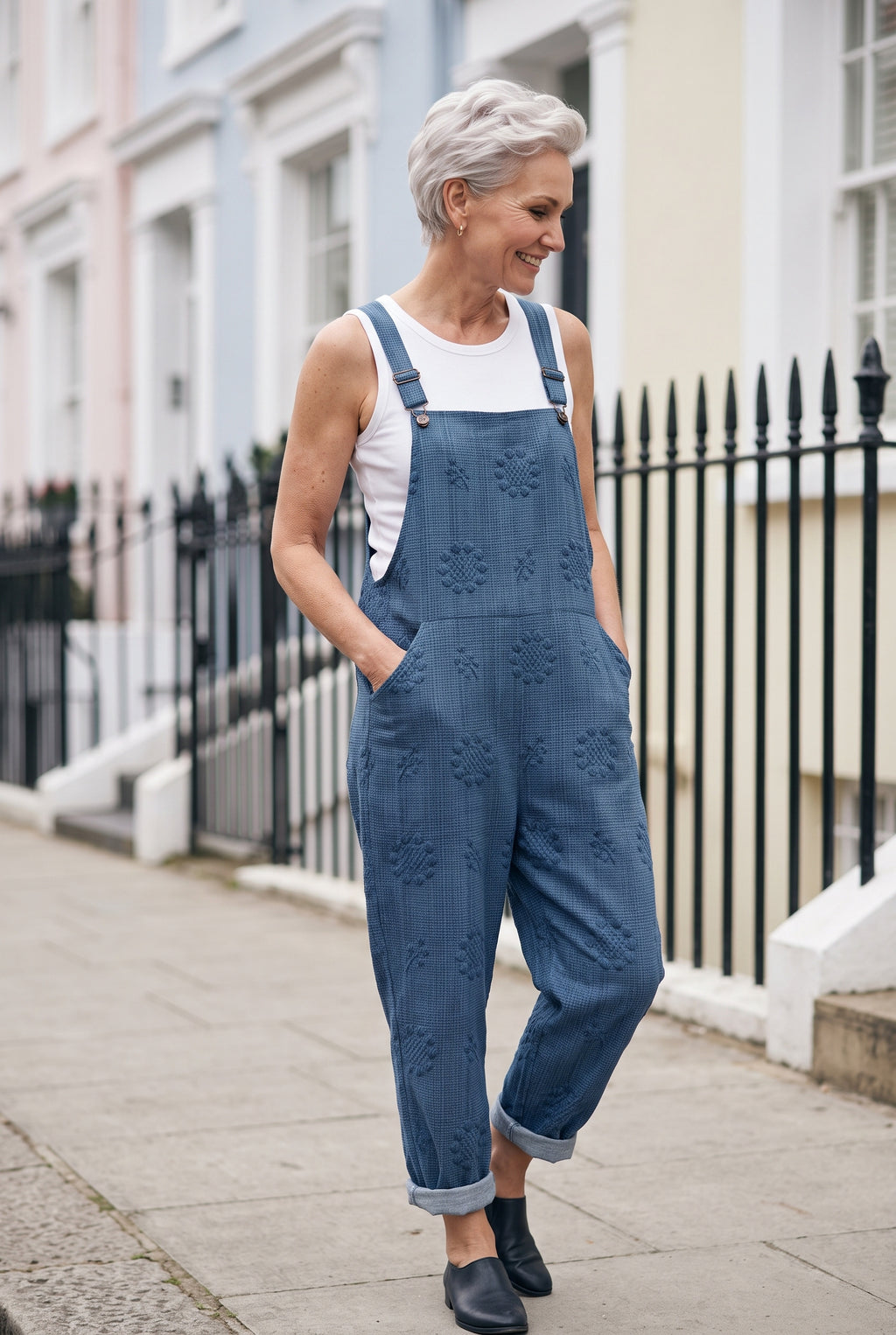 SOLTERI Alma - Textured Bib Dungarees