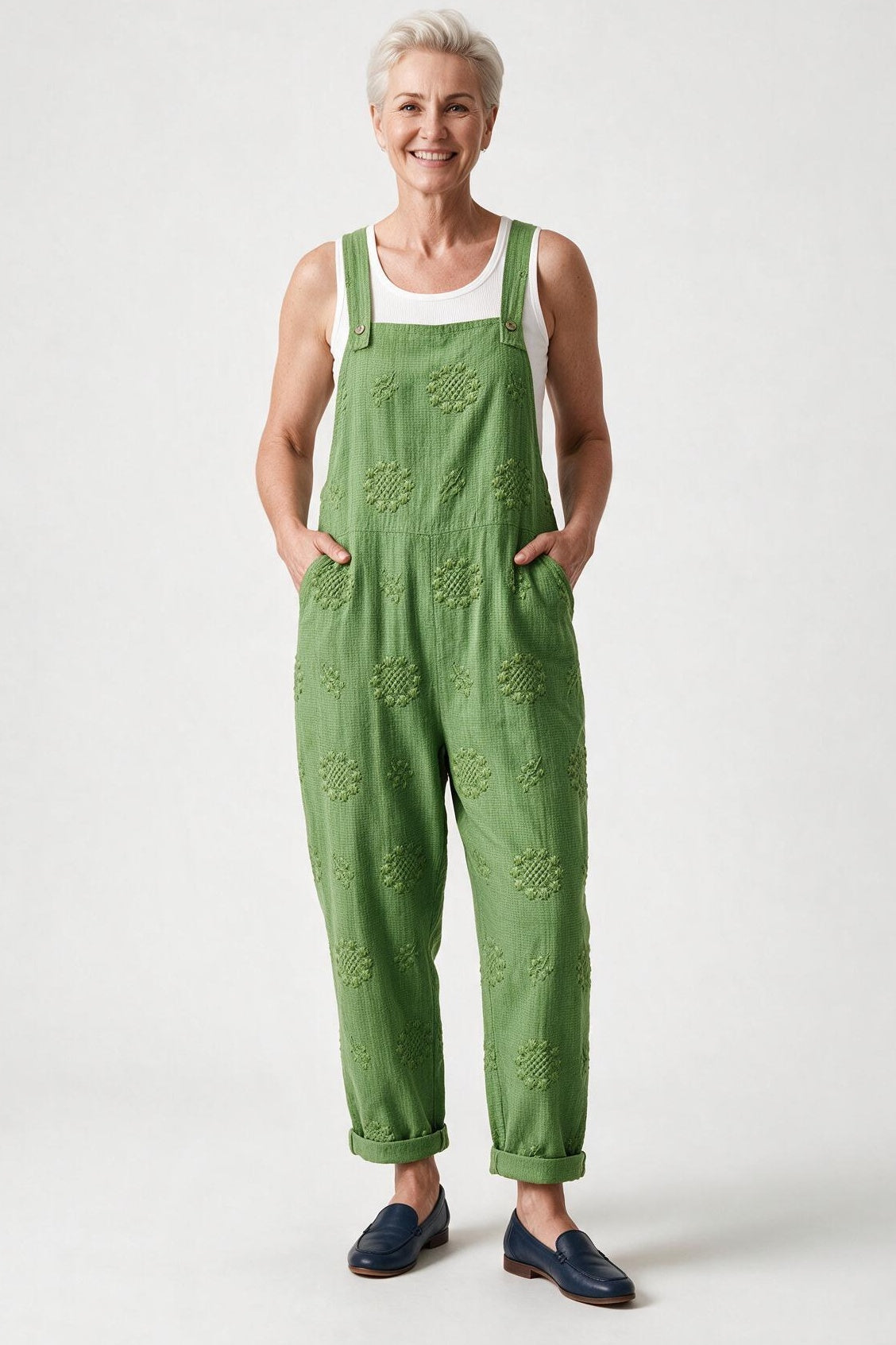 SOLTERI Alma - Textured Bib Dungarees