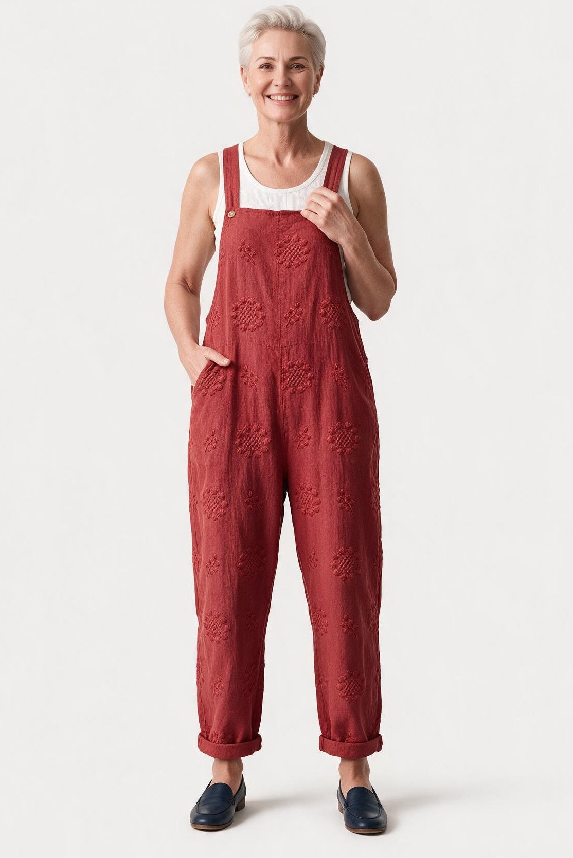 SOLTERI Alma - Textured Bib Dungarees
