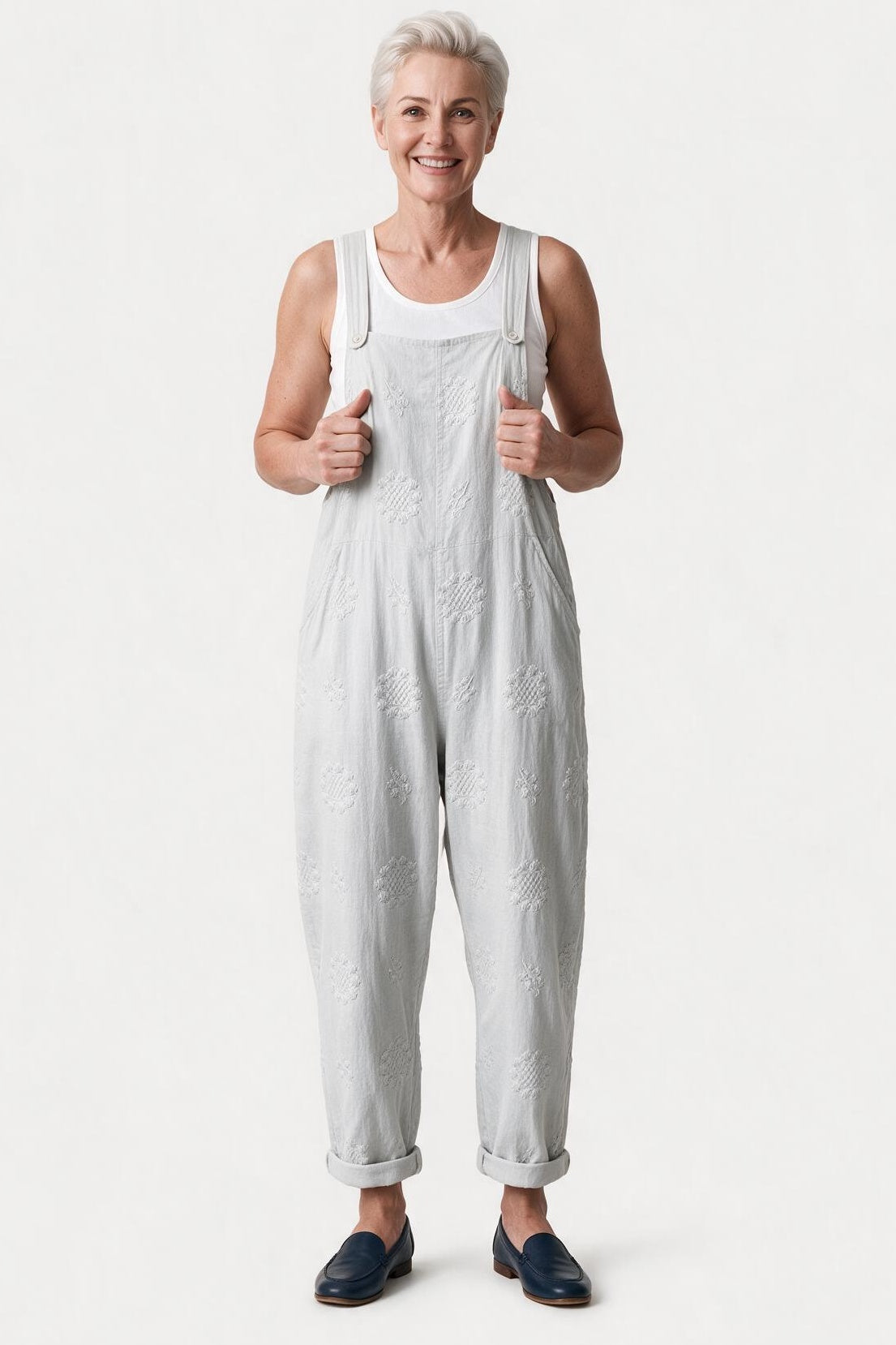 SOLTERI Alma - Textured Bib Dungarees