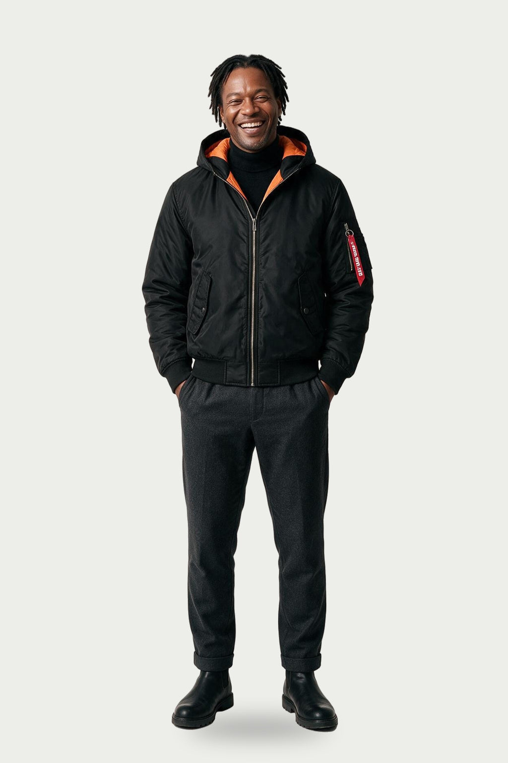 SOLTERI Corbin - Quilted Lined Bomber Jacket