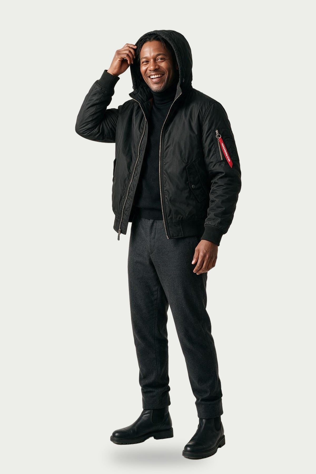 SOLTERI Corbin - Quilted Lined Bomber Jacket