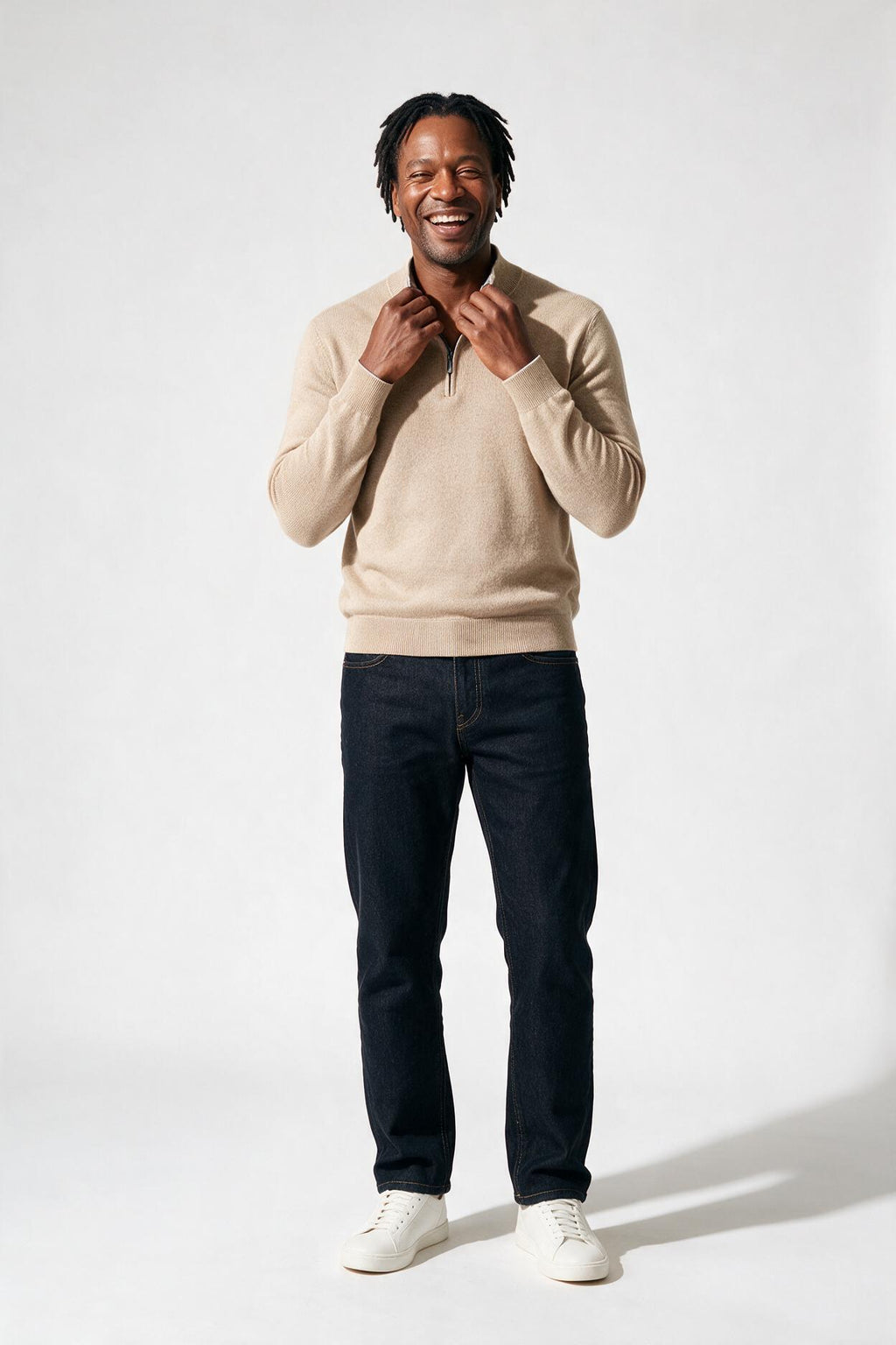 SOLTERI Davy | Men's Cozy Quarter Zip Knit Pullover