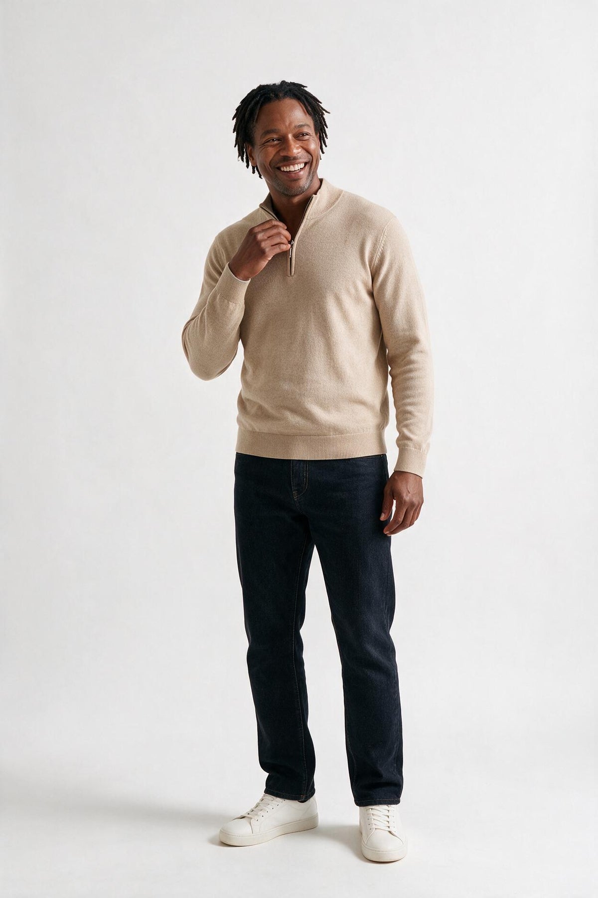 SOLTERI Davy | Men's Cozy Quarter Zip Knit Pullover
