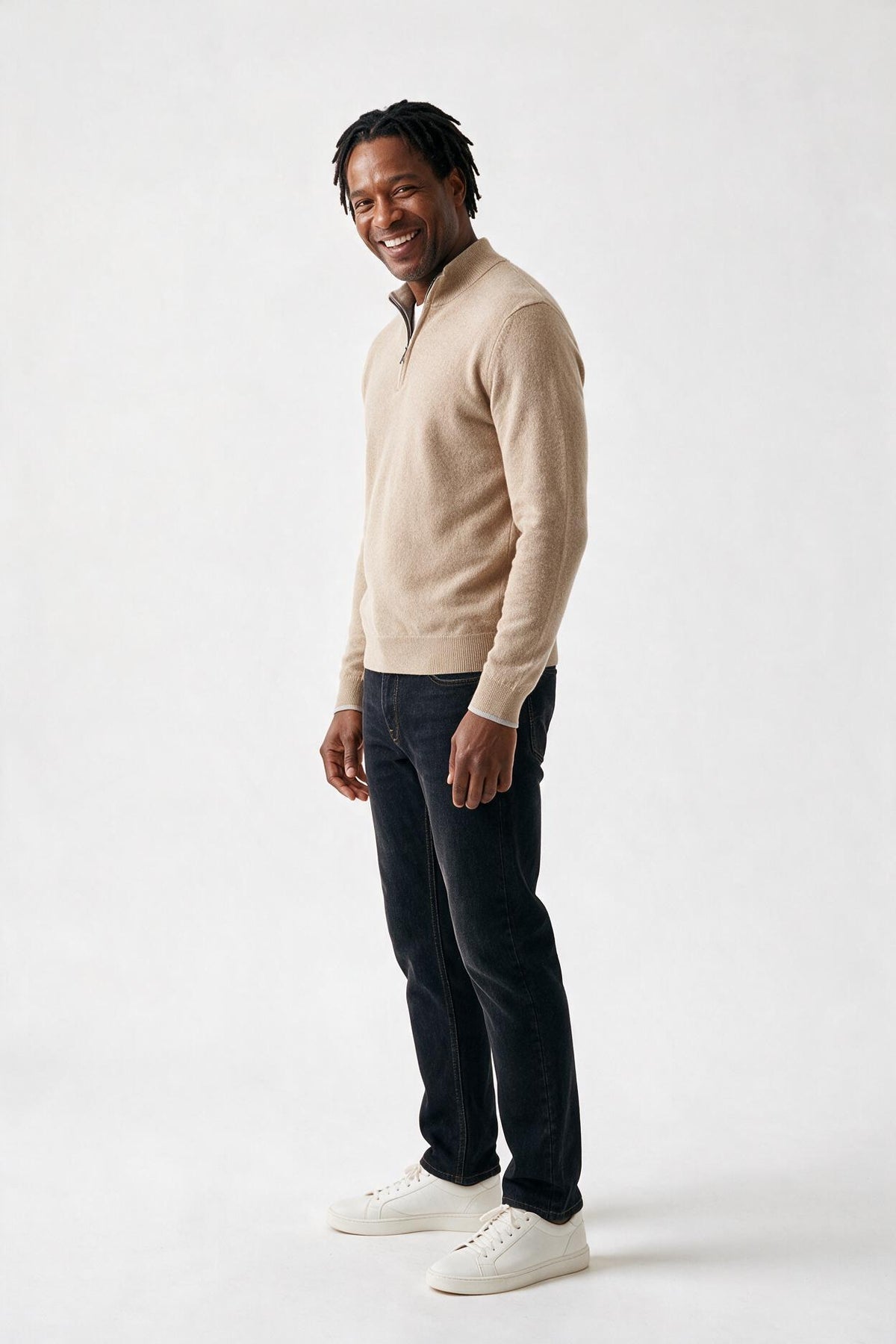 SOLTERI Davy | Men's Cozy Quarter Zip Knit Pullover