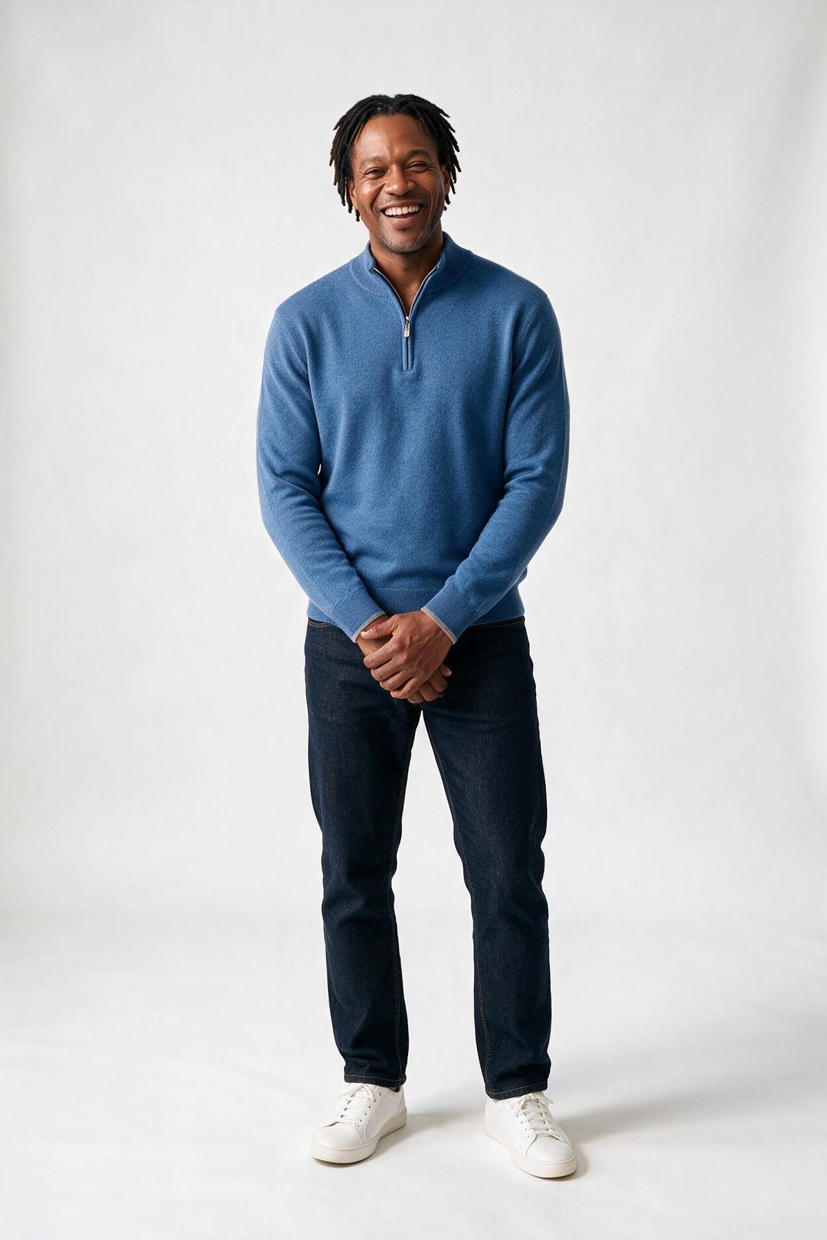 SOLTERI Davy | Men's Cozy Quarter Zip Knit Pullover