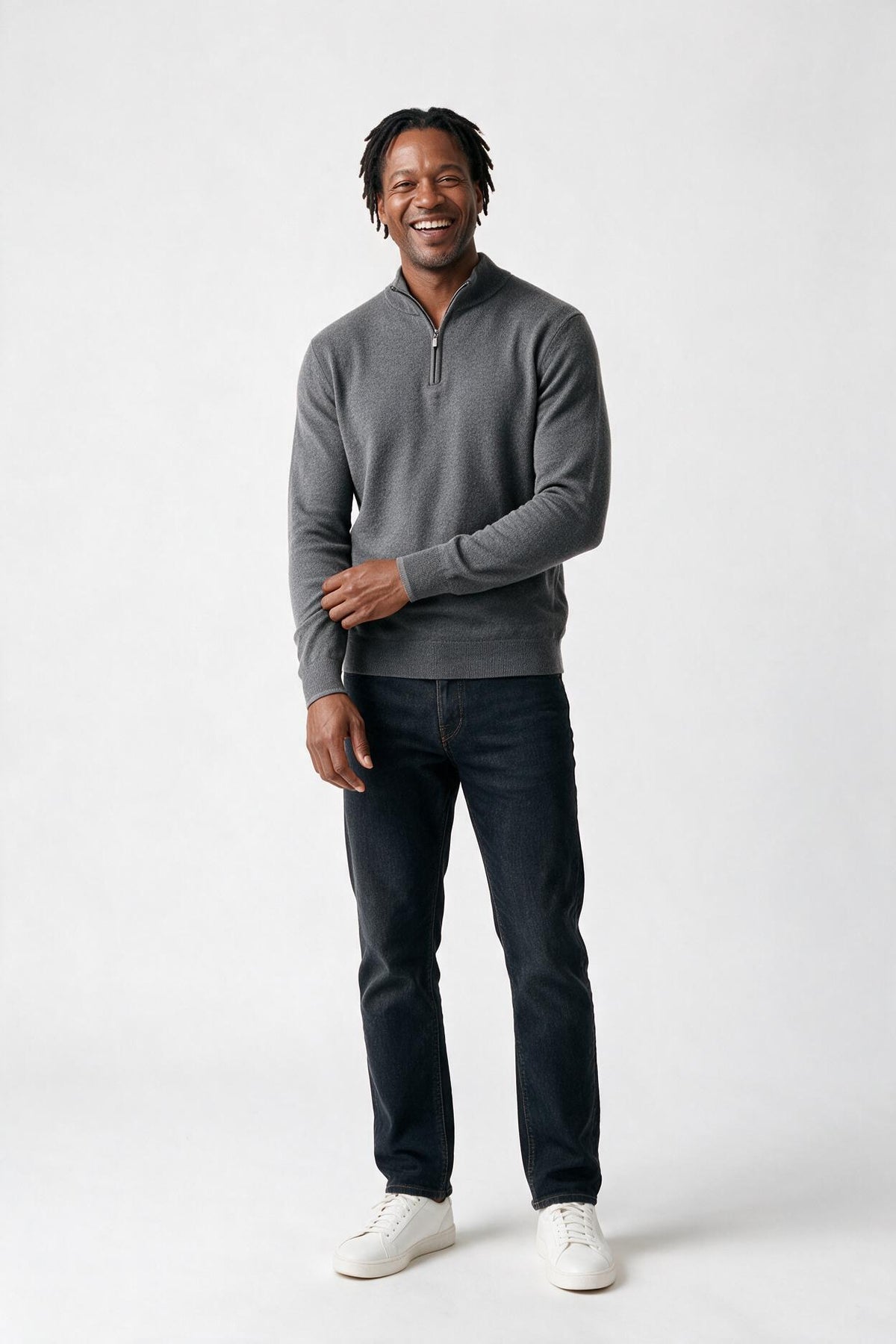 SOLTERI Davy | Men's Cozy Quarter Zip Knit Pullover