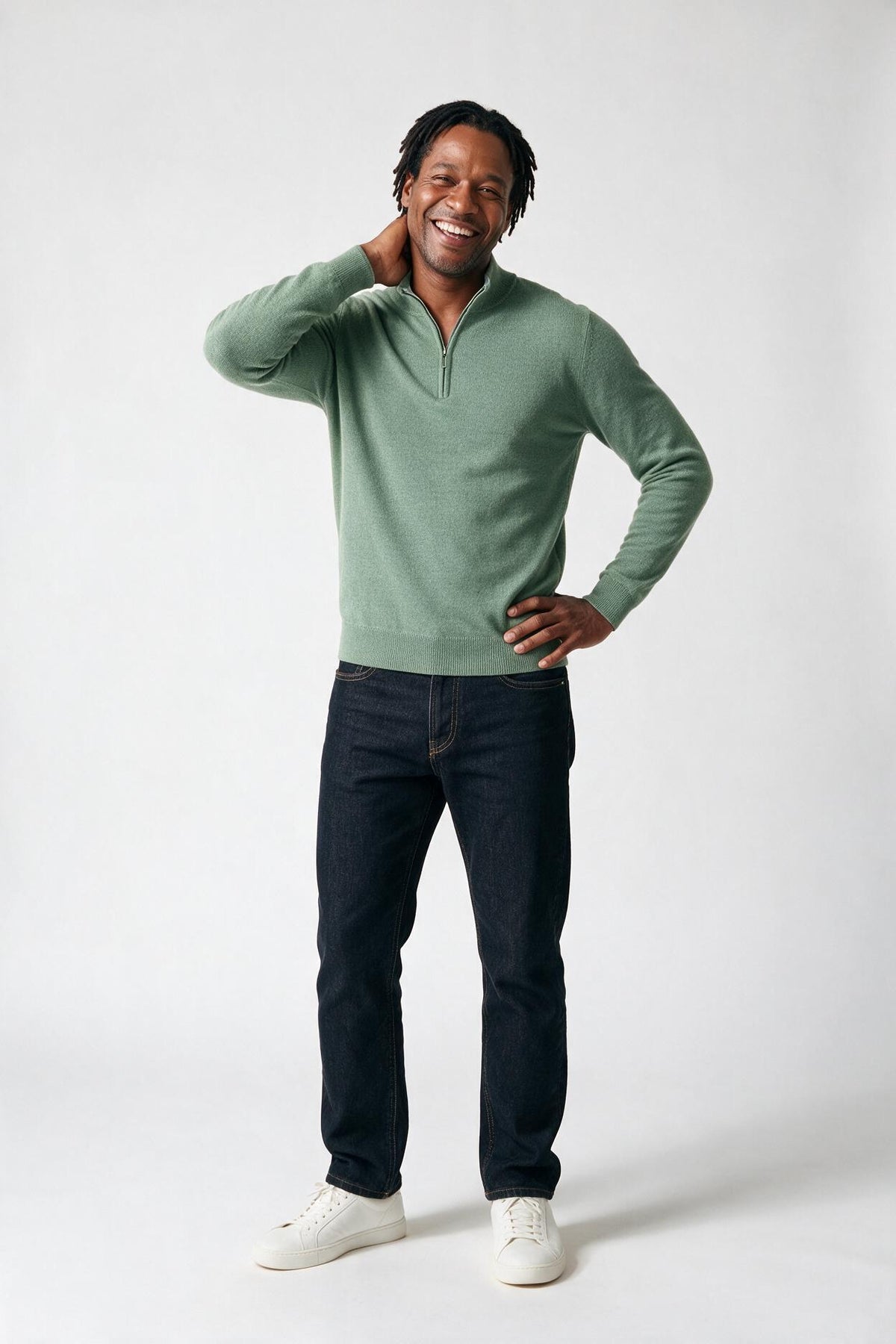 SOLTERI Davy | Men's Cozy Quarter Zip Knit Pullover