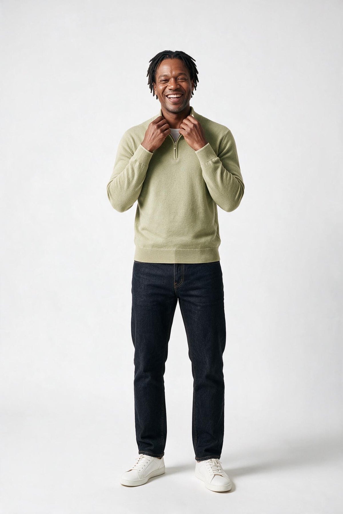 SOLTERI Davy | Men's Cozy Quarter Zip Knit Pullover