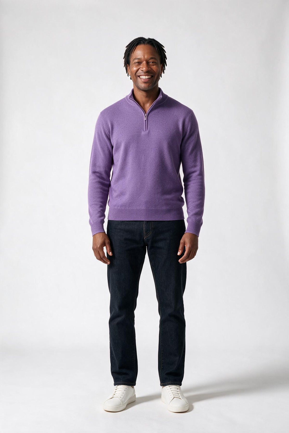 SOLTERI Davy | Men's Cozy Quarter Zip Knit Pullover