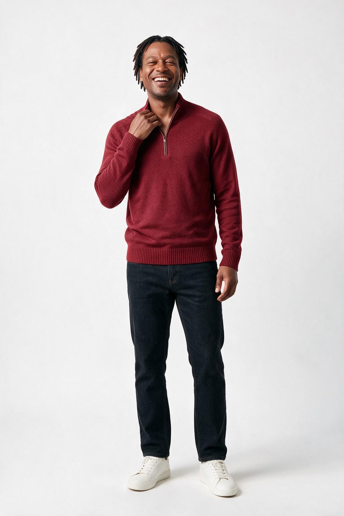 SOLTERI Davy | Men's Cozy Quarter Zip Knit Pullover