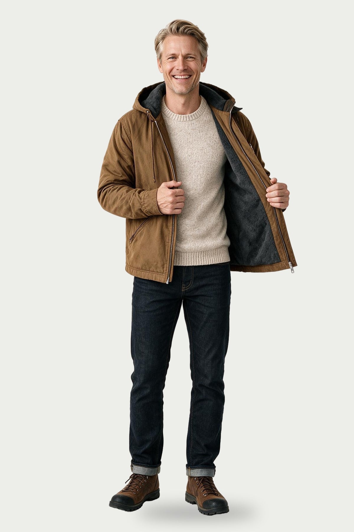 SOLTERI Rowan - Fleece-Lined Insulated Hooded Jacket