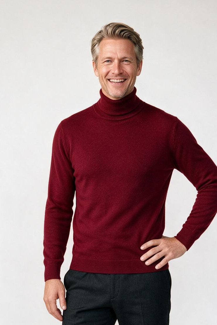 SOLTERI Carrick - Fine-Knit Turtleneck Sweater
