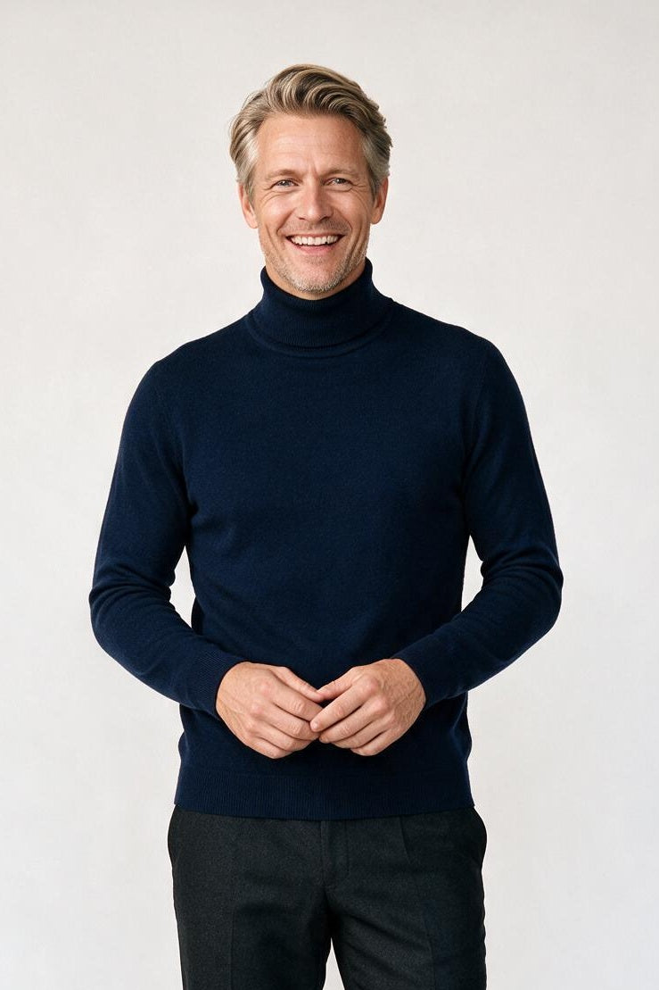 SOLTERI Carrick - Fine-Knit Turtleneck Sweater