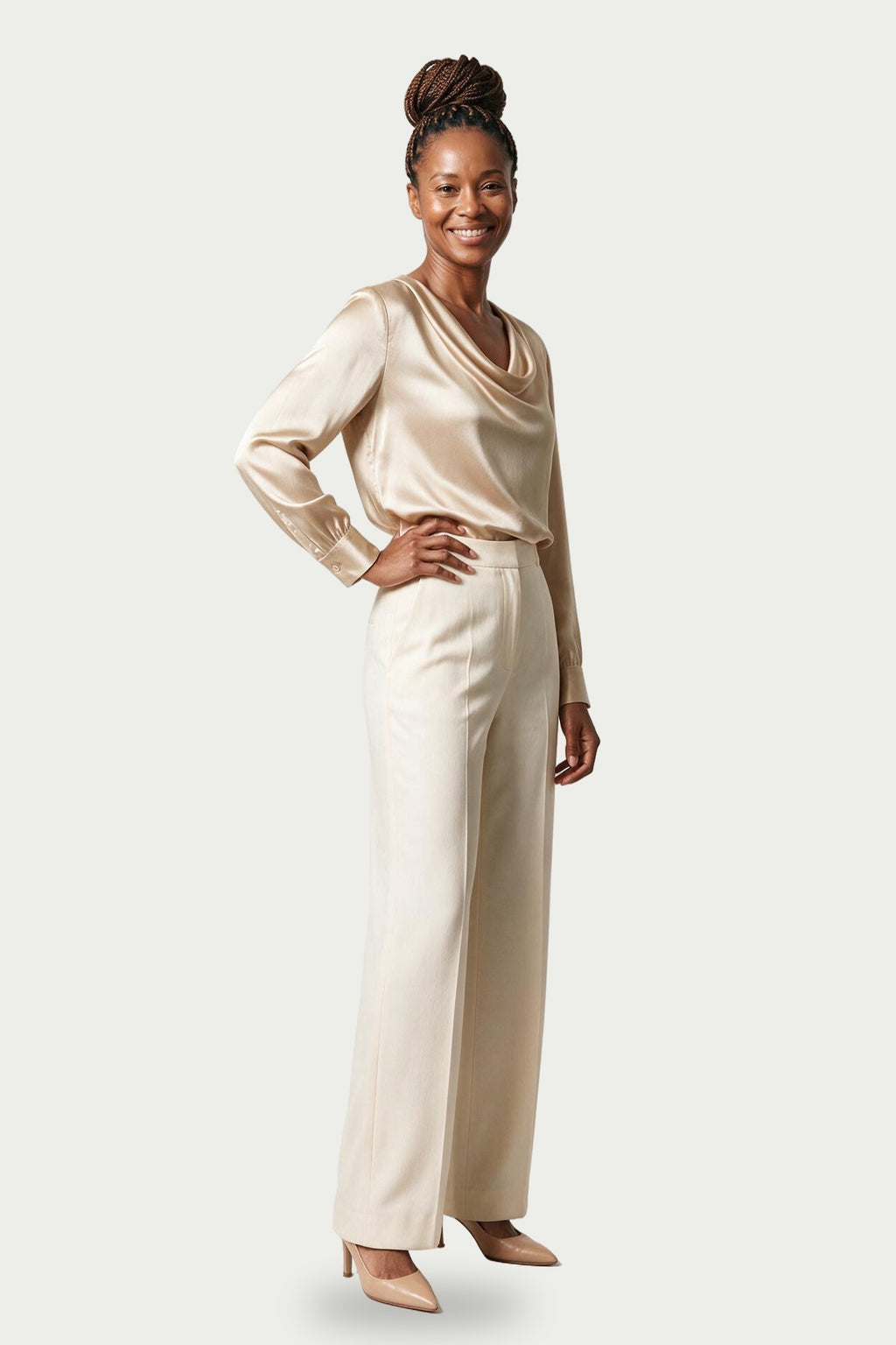SOLTERI Evelyn - Cowl Neck Blouse