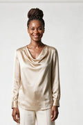 SOLTERI Evelyn - Cowl Neck Blouse