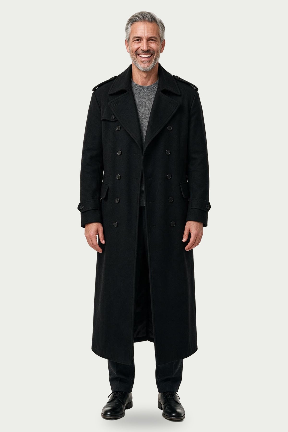 SOLTERI Ashcroft - Double-Breasted Trench Coat