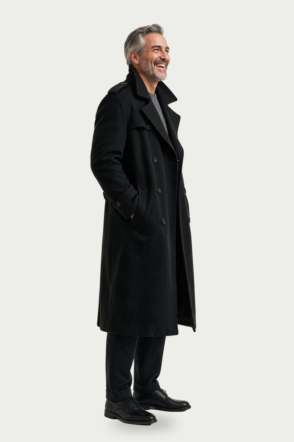 SOLTERI Ashcroft - Double-Breasted Trench Coat