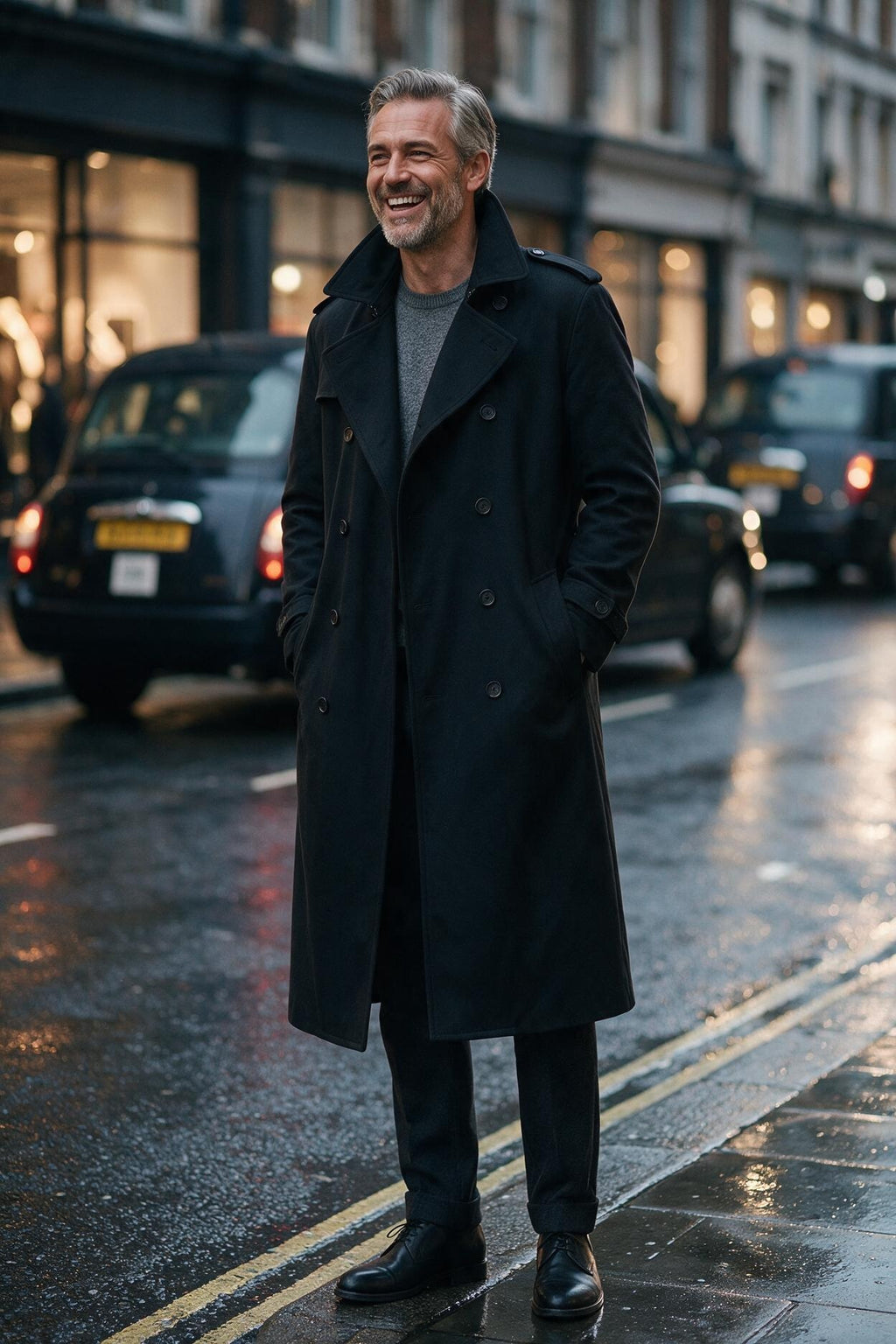 SOLTERI Ashcroft - Double-Breasted Trench Coat
